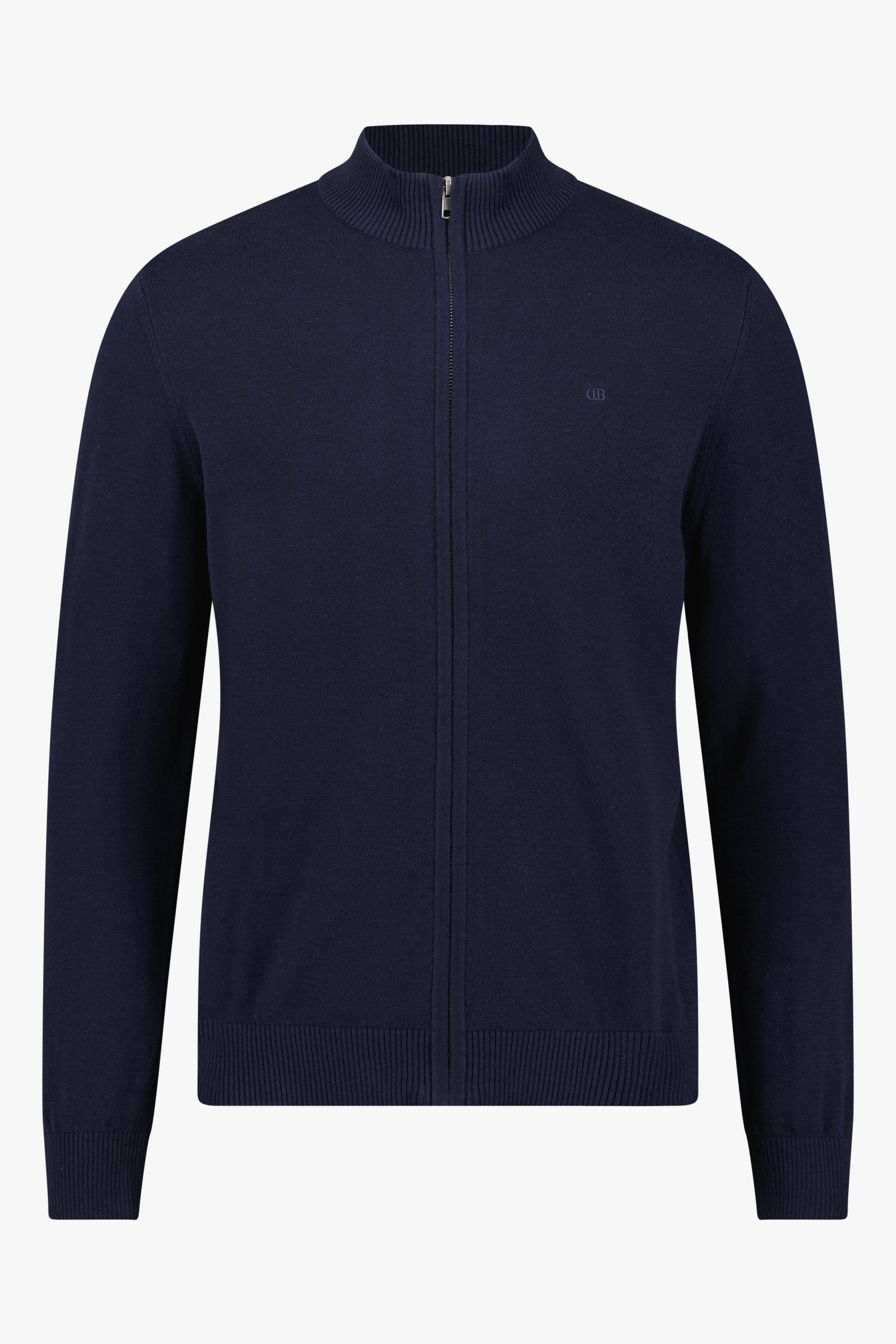 Navy cardigan  van Dansaert Blue voor Heren