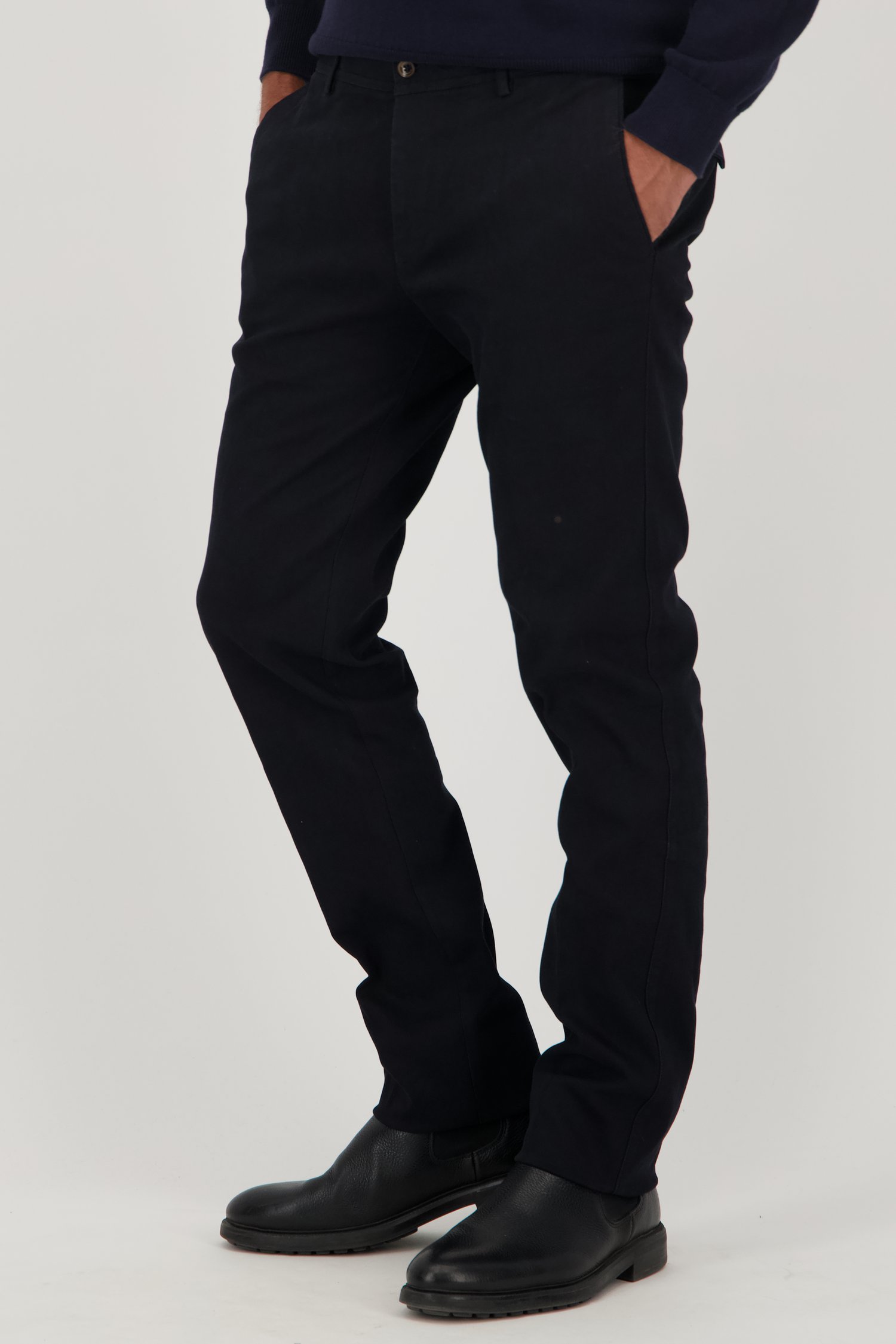Navy chino - New York - Regular fit van Brassville voor Heren