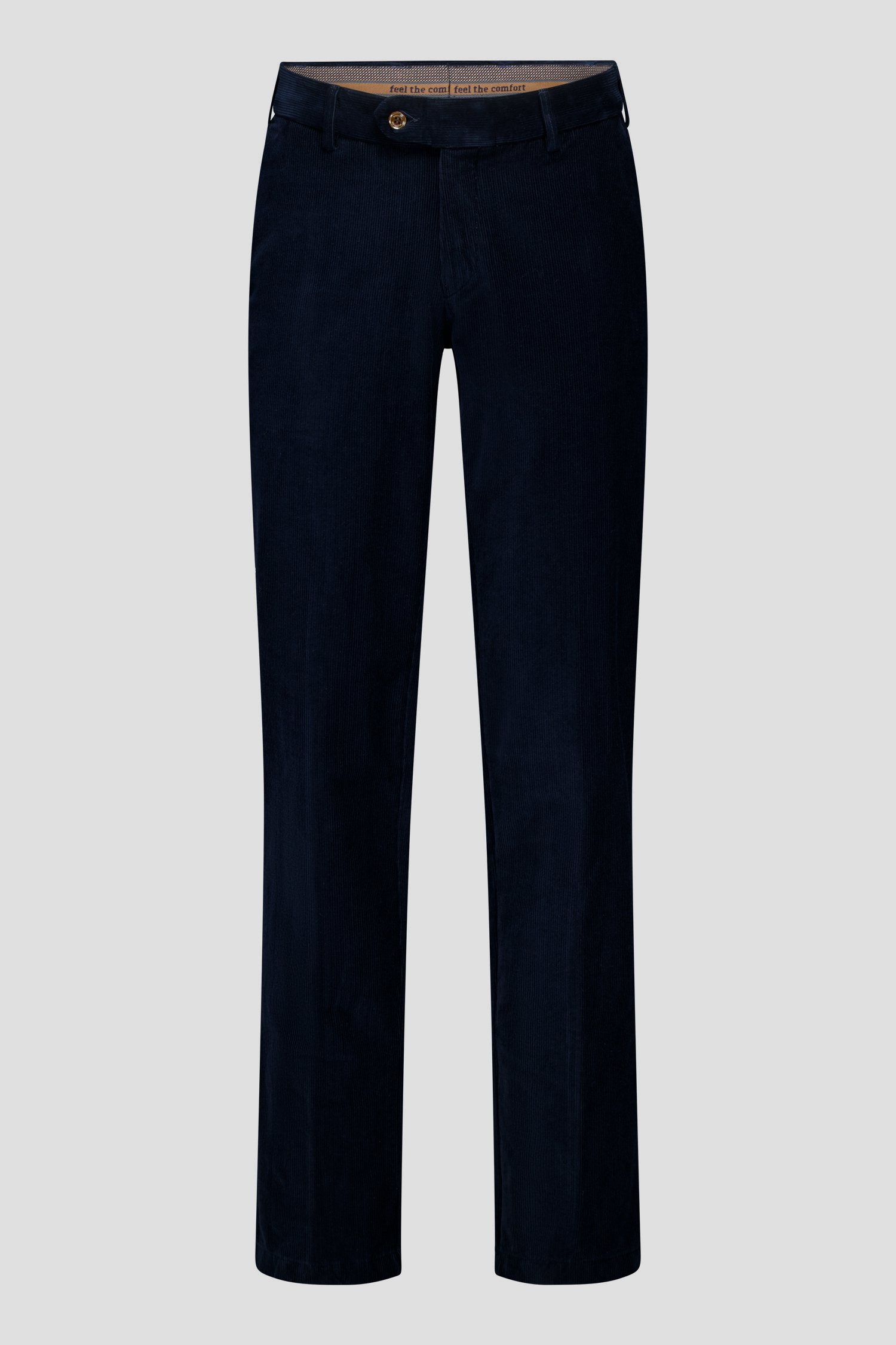 Navy corduroy broek - Louisiana - Regular fit van Brassville voor Heren