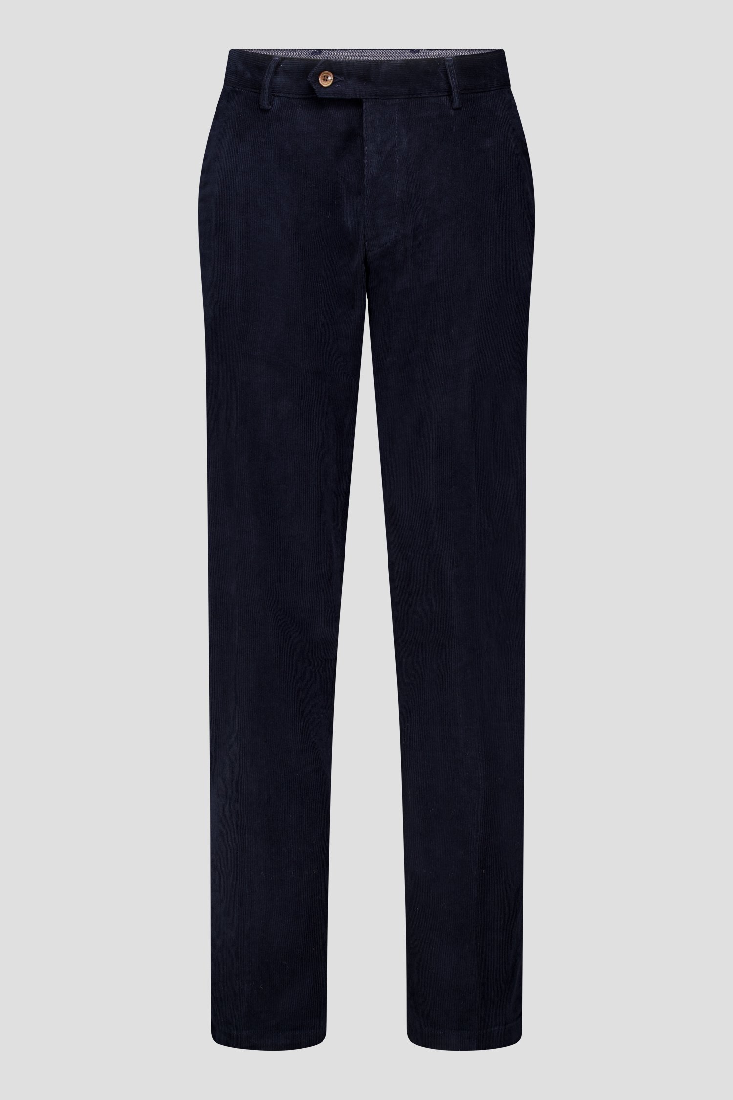 Productfoto 1 van Navy geribde chino - Louisiana - Regular fit door Brassville voor Heren