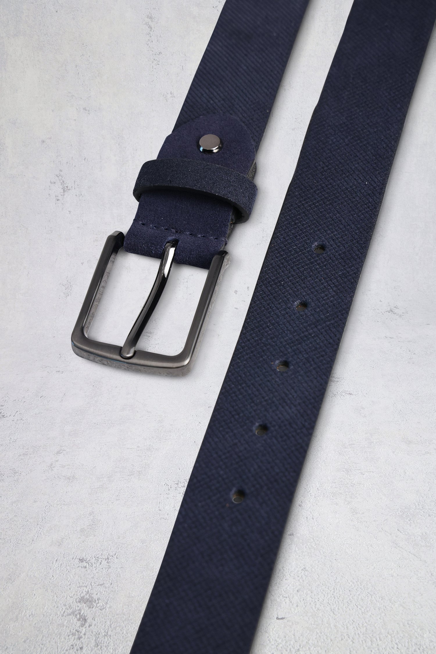 Productfoto 1 van Navy lederen riem door Liberty Island voor Heren