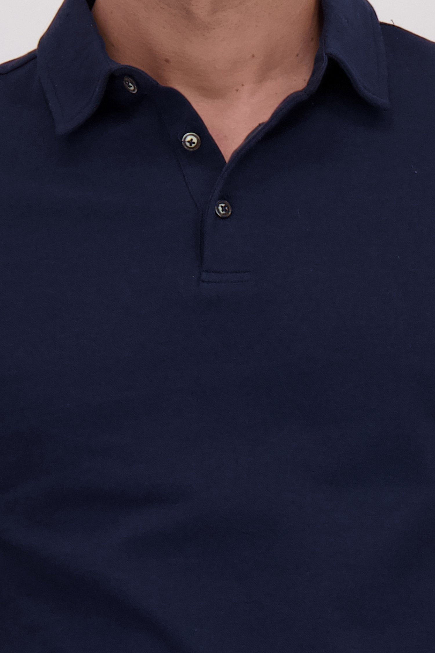 Detail van Navy polo door Upper East voor Heren