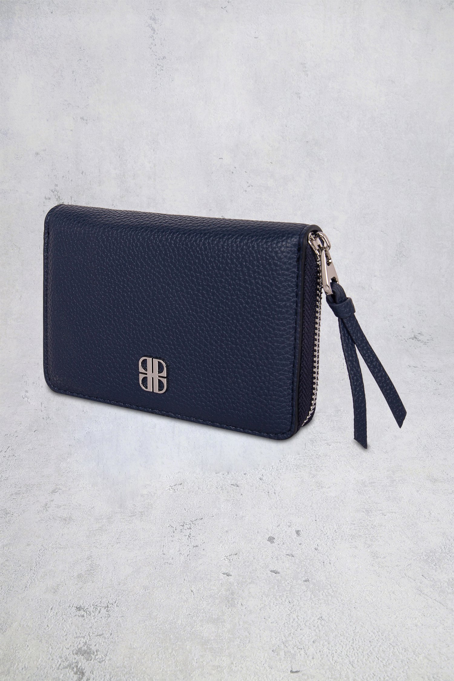 Productfoto 1 van Navy portemonnee met leather look door Laurent David voor Dames