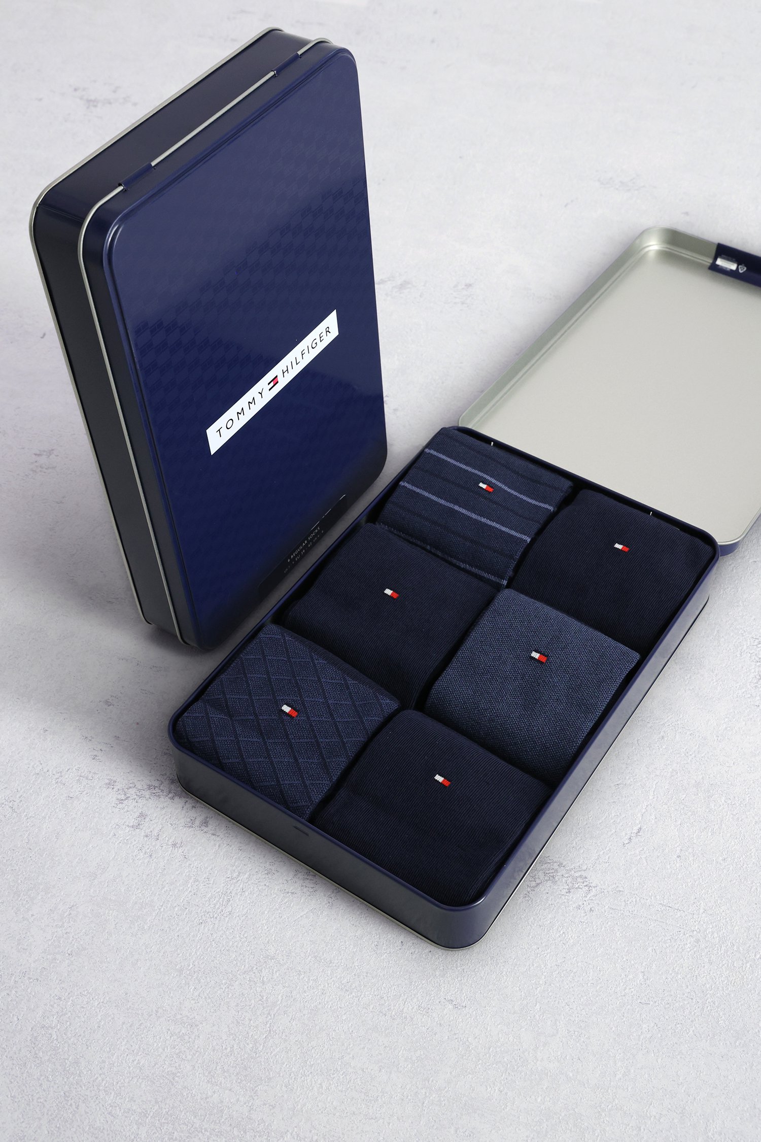 Productfoto 1 van Navy sokken - 6 paar door Tommy Hilfiger voor Heren