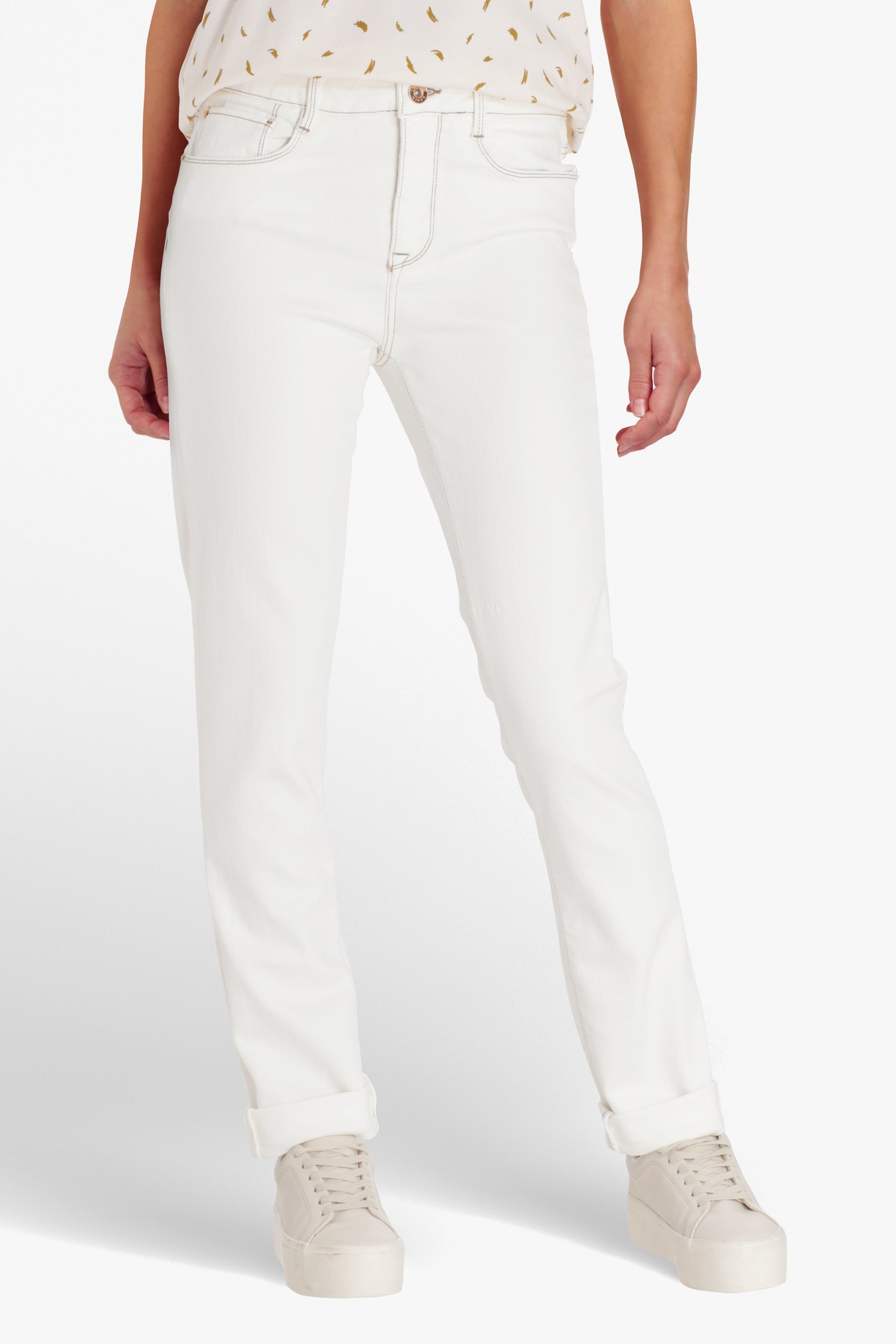 Off white jeans - slim fit van Liberty Island Denim | 5986516 e5