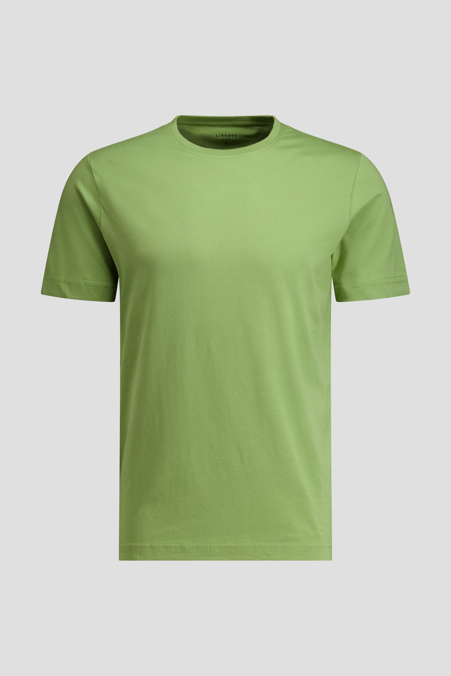 Productfoto 1 van Olijfgroen T-shirt met ronde hals  door Liberty Island voor Heren