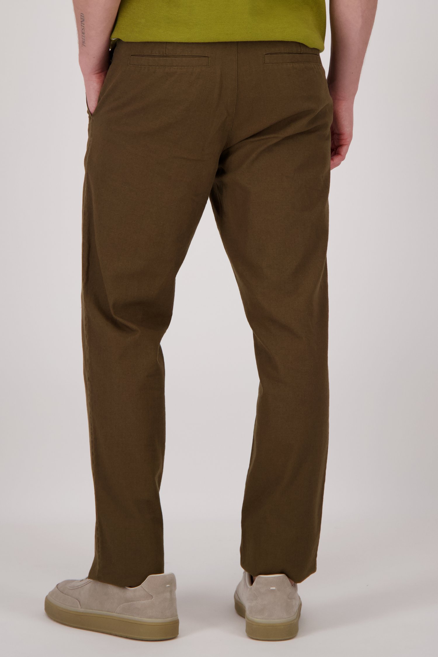Olijfgroene chino van Casual Five voor Heren