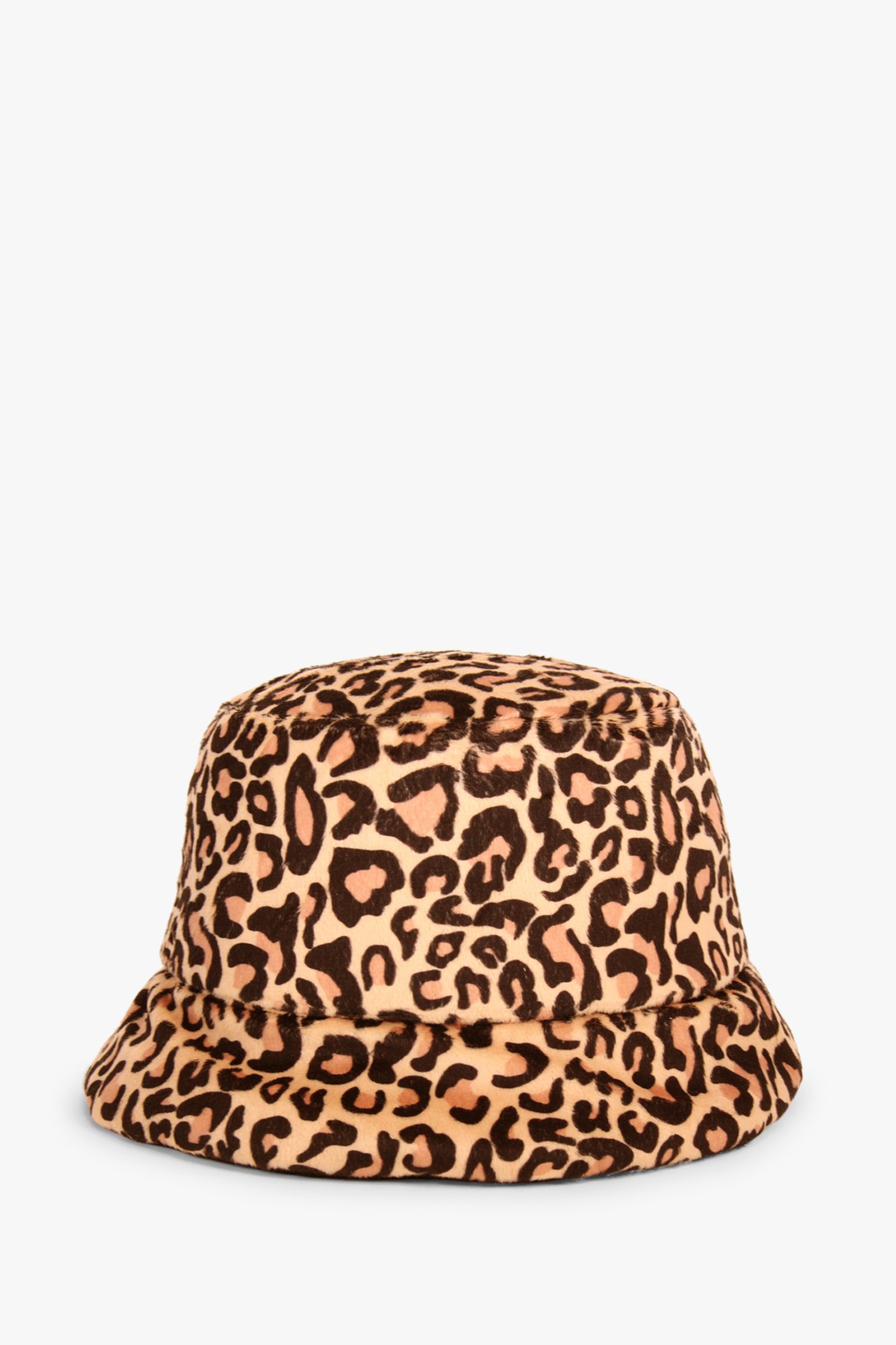 Omkeerbaar hoedje - zwart en luipaardprint van Modeno voor Dames