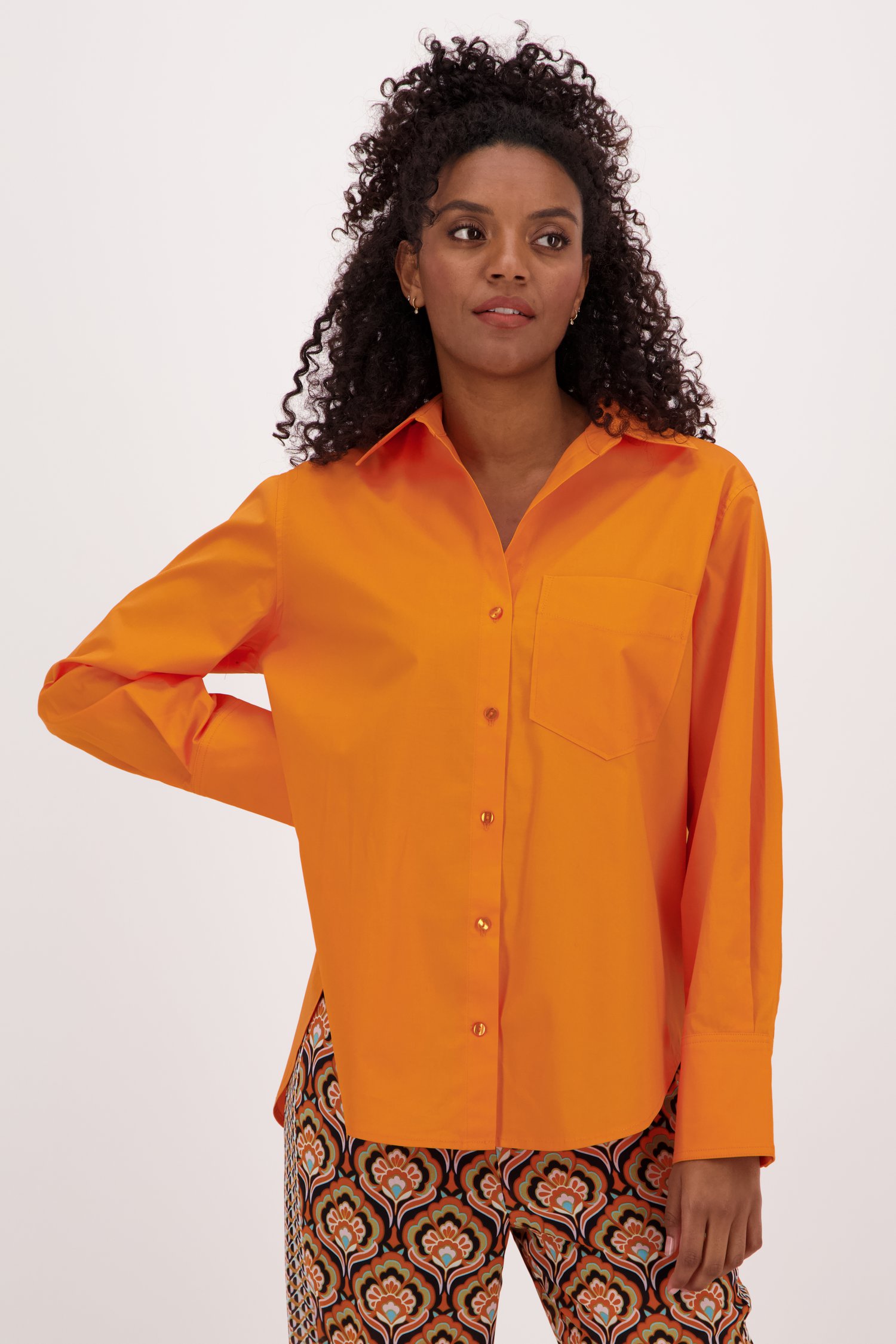 Monopoly Ambacht kapsel Oranje hemdblouse van Louise | 3580916 | e5