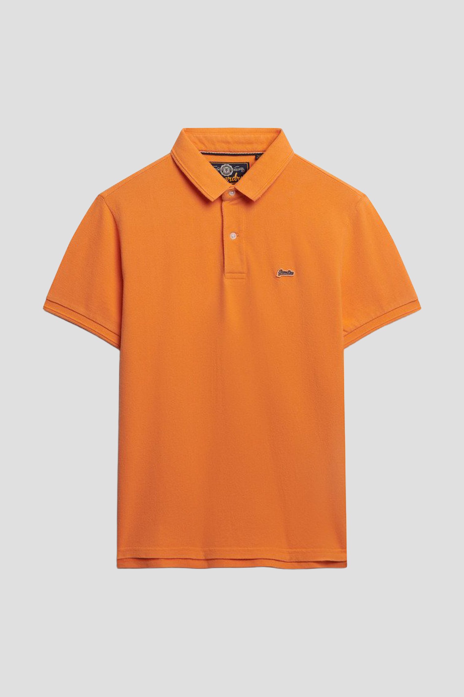Productfoto 1 van Oranje polo van piqué stof door Superdry voor Heren