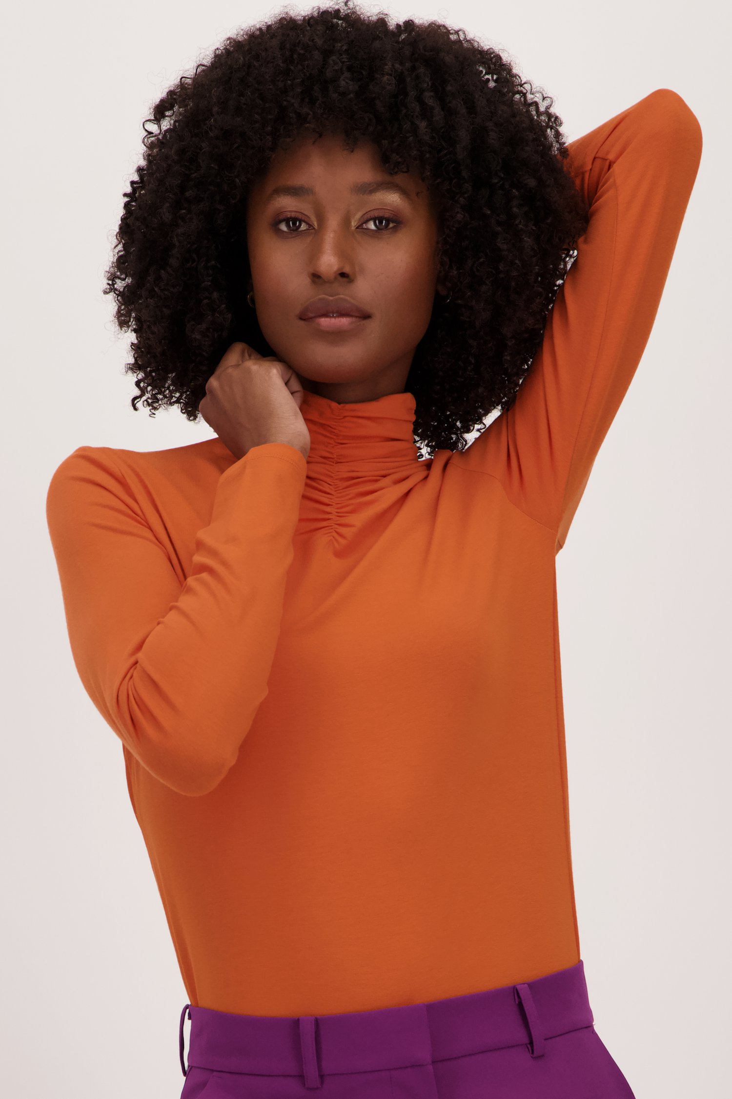 Oranje souspull van Geisha voor Dames