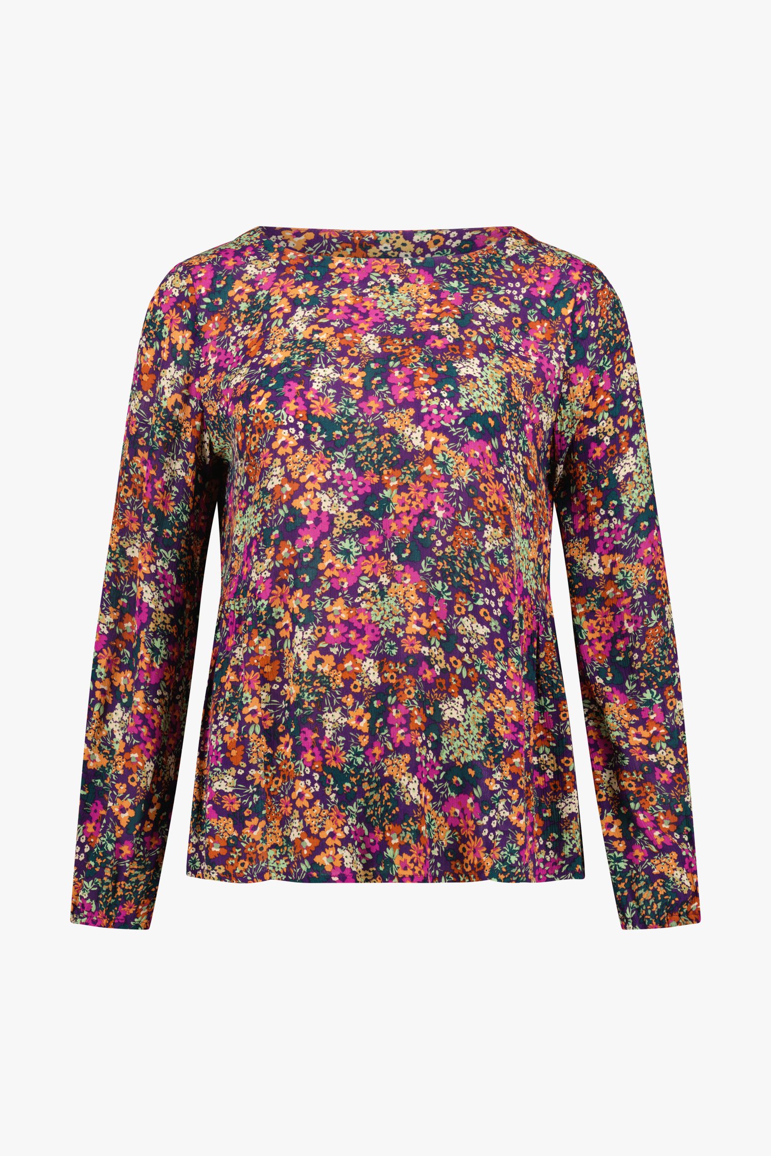 Paarse blouse met bloemenprint van Libelle voor Dames