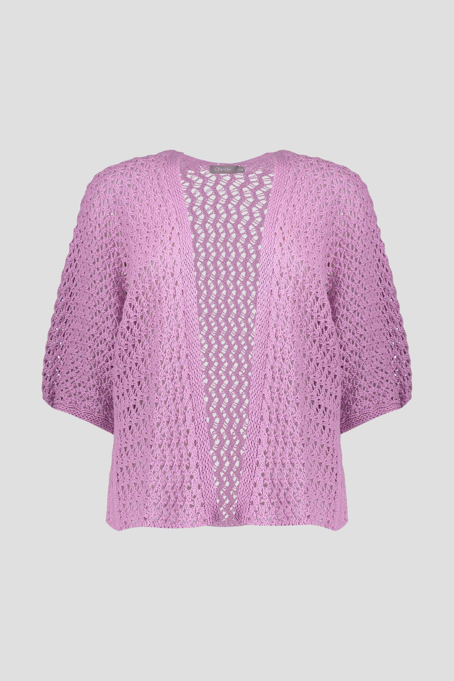 Paarse gebreide cardigan  van Geisha voor Dames