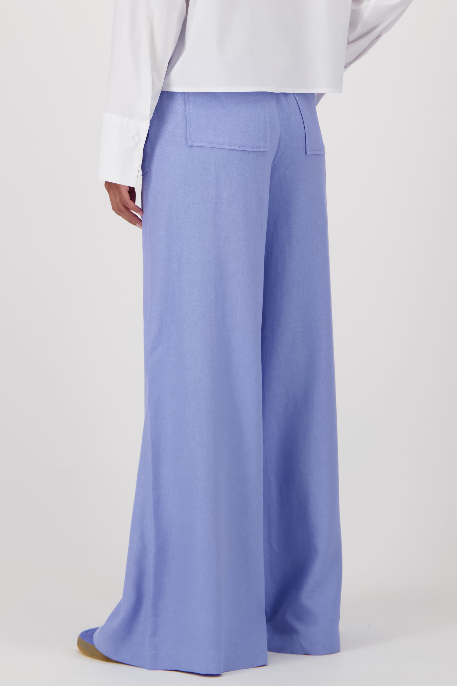 Pantalon à jambe large bleu clair de Louise pour Femmes