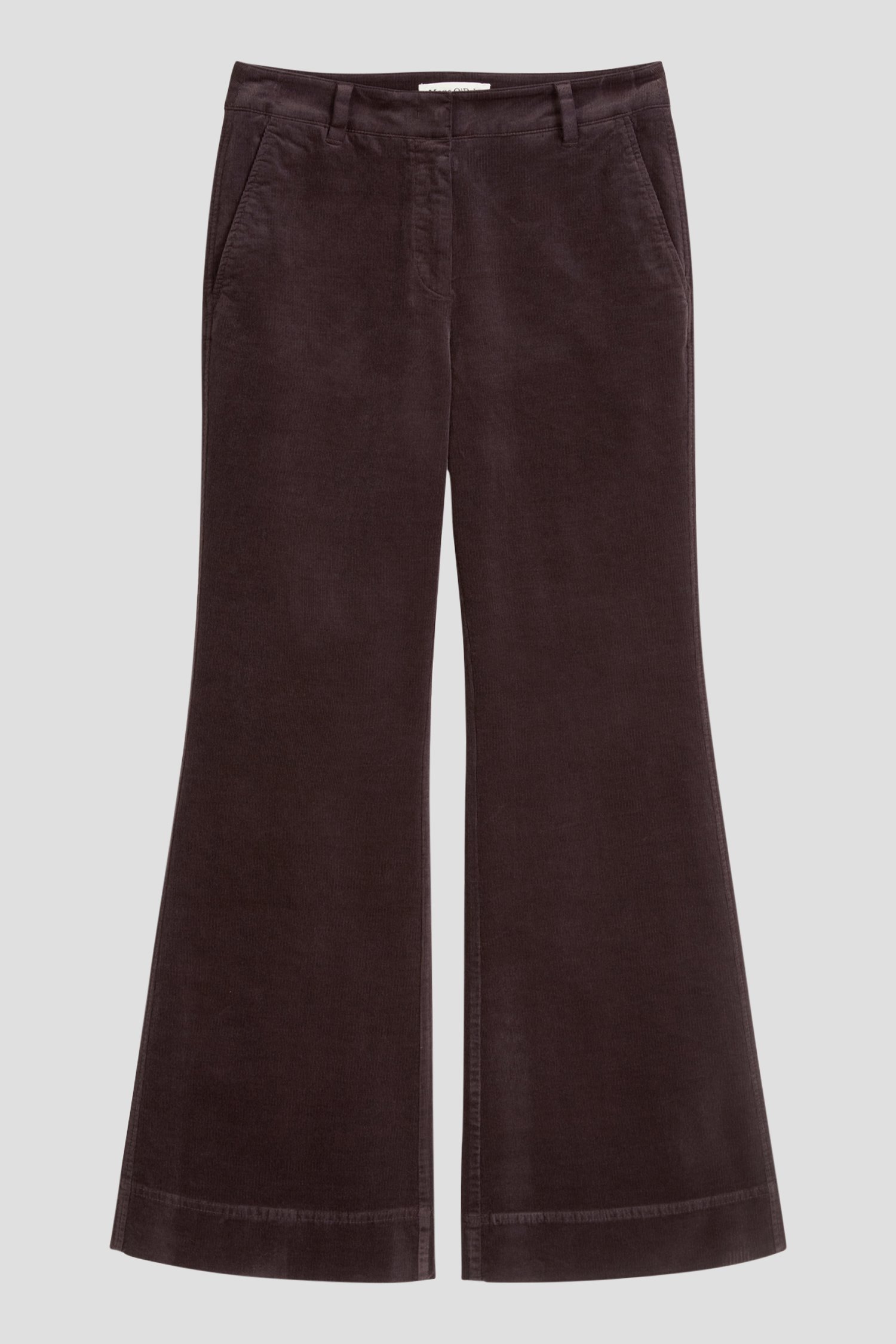 Photo produit 1 de Pantalon ample brun en velours côtelé de Marc O'Polo pour Femmes