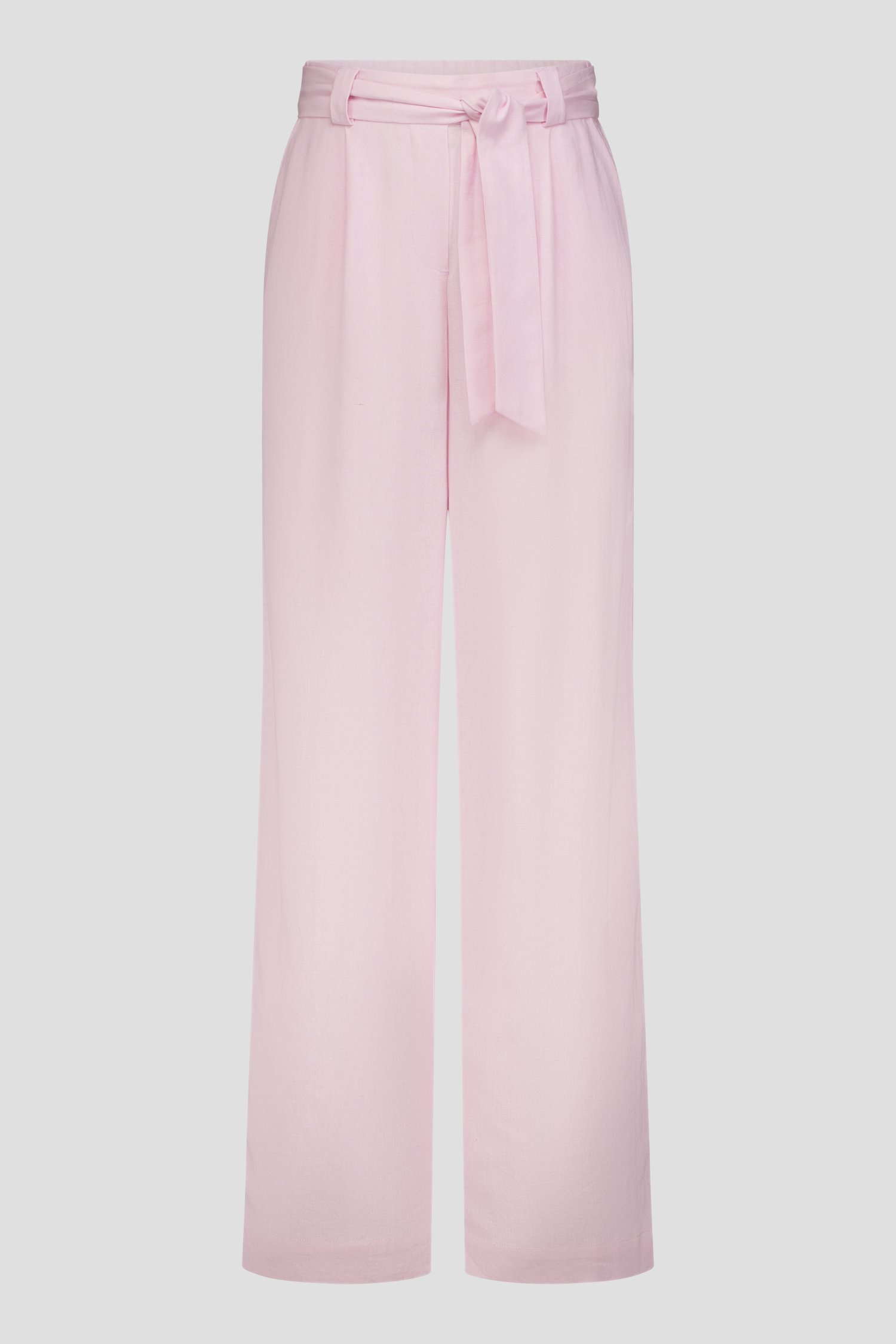 Photo produit 1 de Pantalon ample rose pastel en lin de Libelle pour Femmes