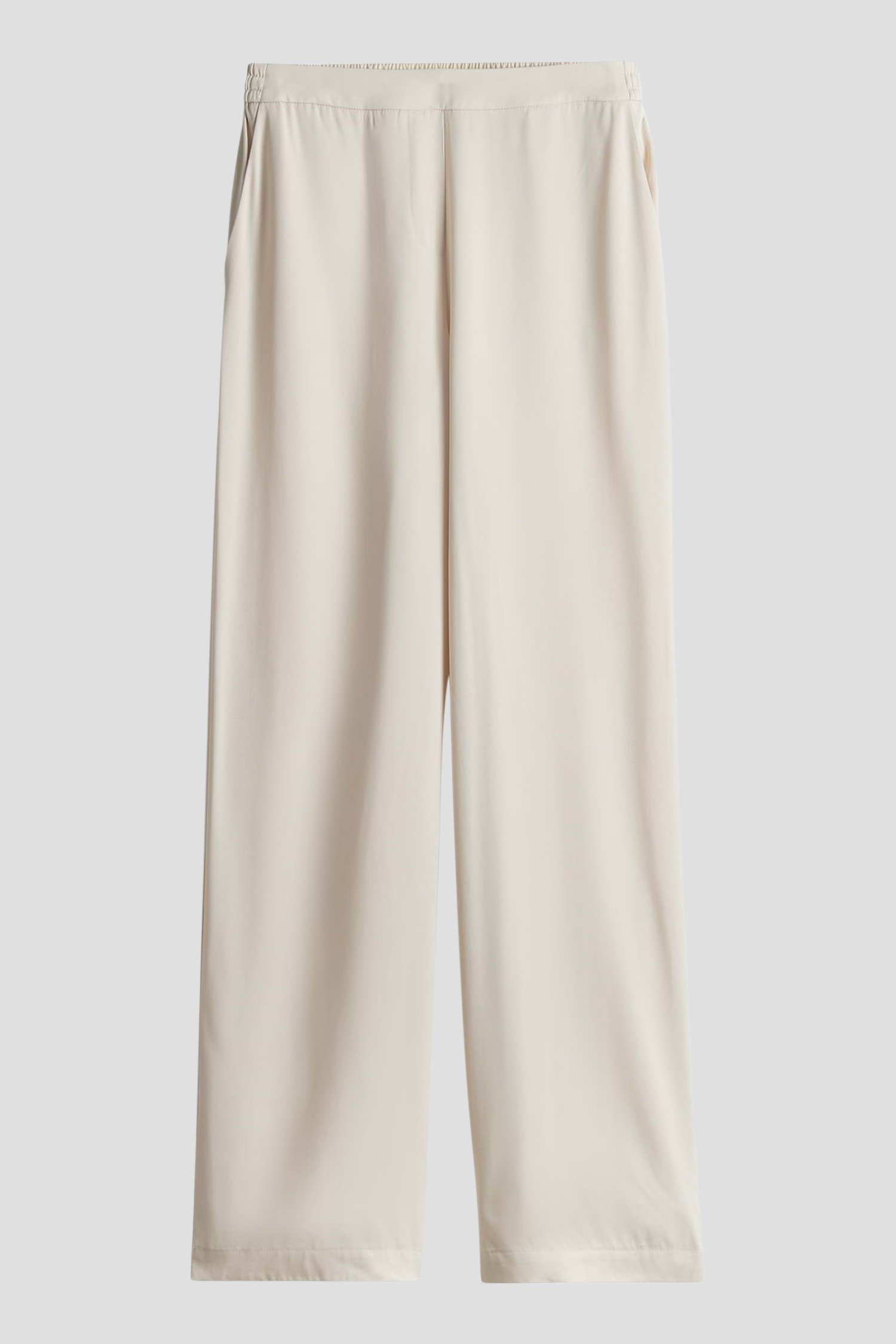 Pantalon beige ample avec taille élastique de Opus pour Femmes