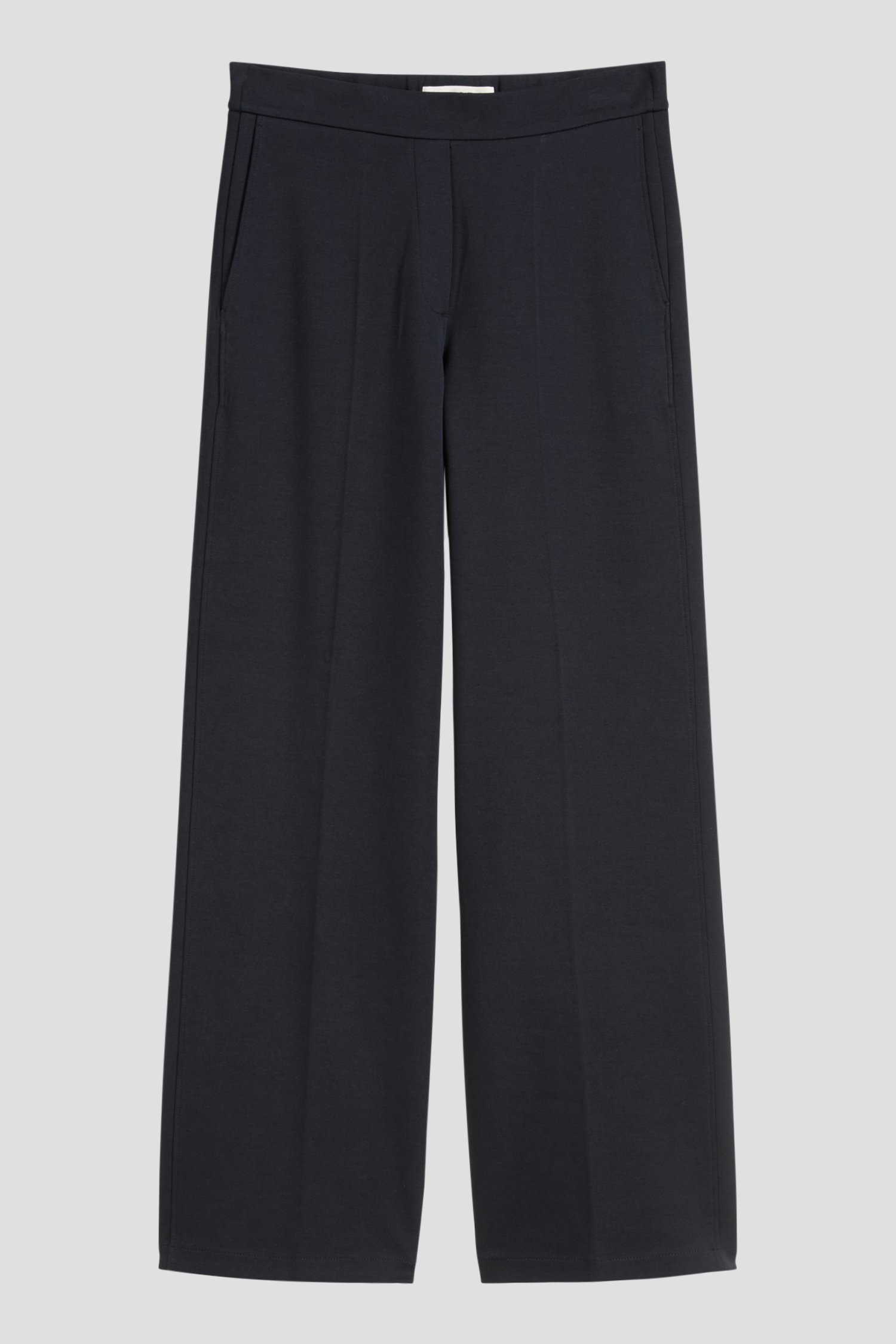 Photo produit 1 de Pantalon bleu foncé à jambes larges de Marc O'Polo pour Femmes