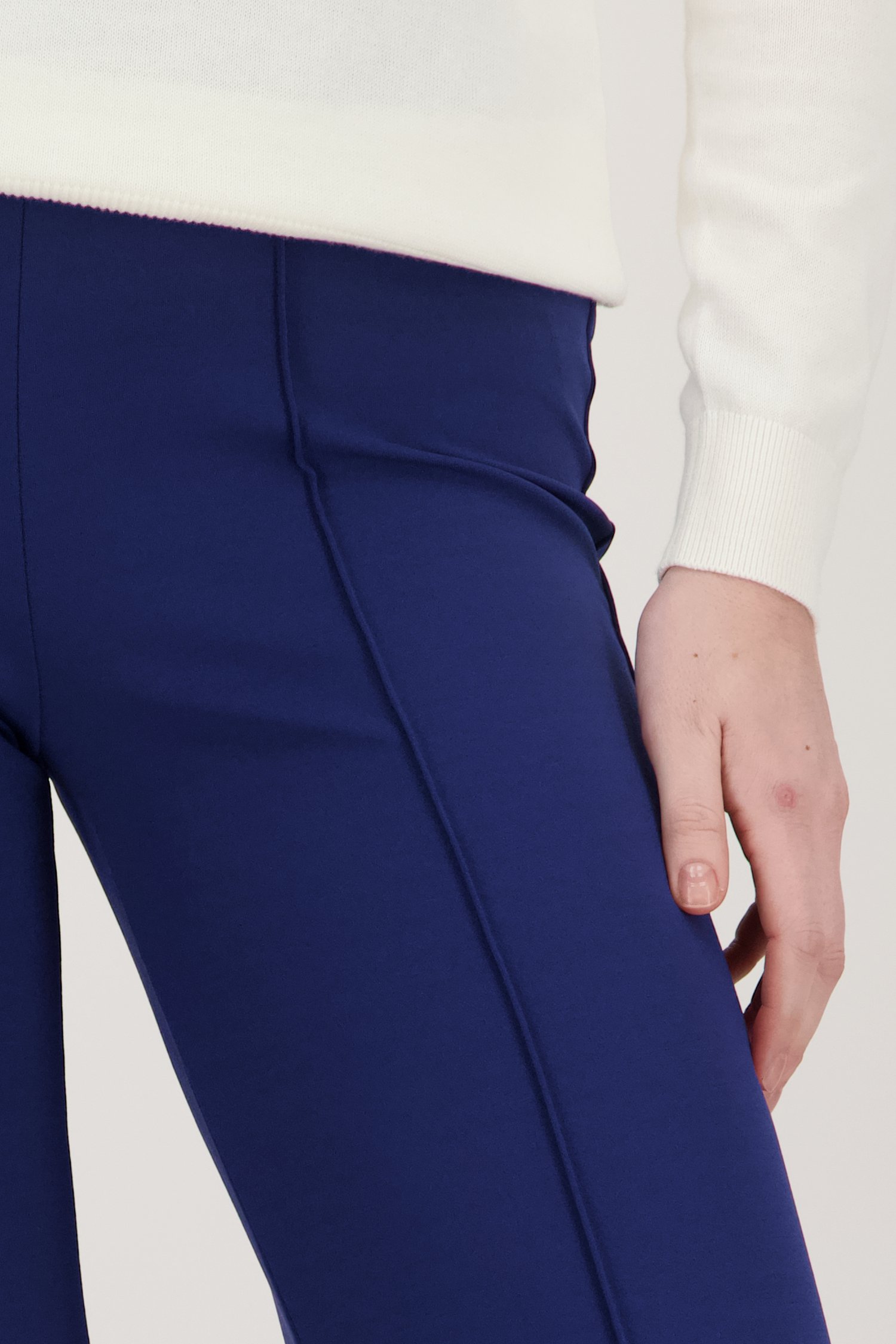 Pantalon bleu foncé avec stretch  de Liberty Island pour Femmes