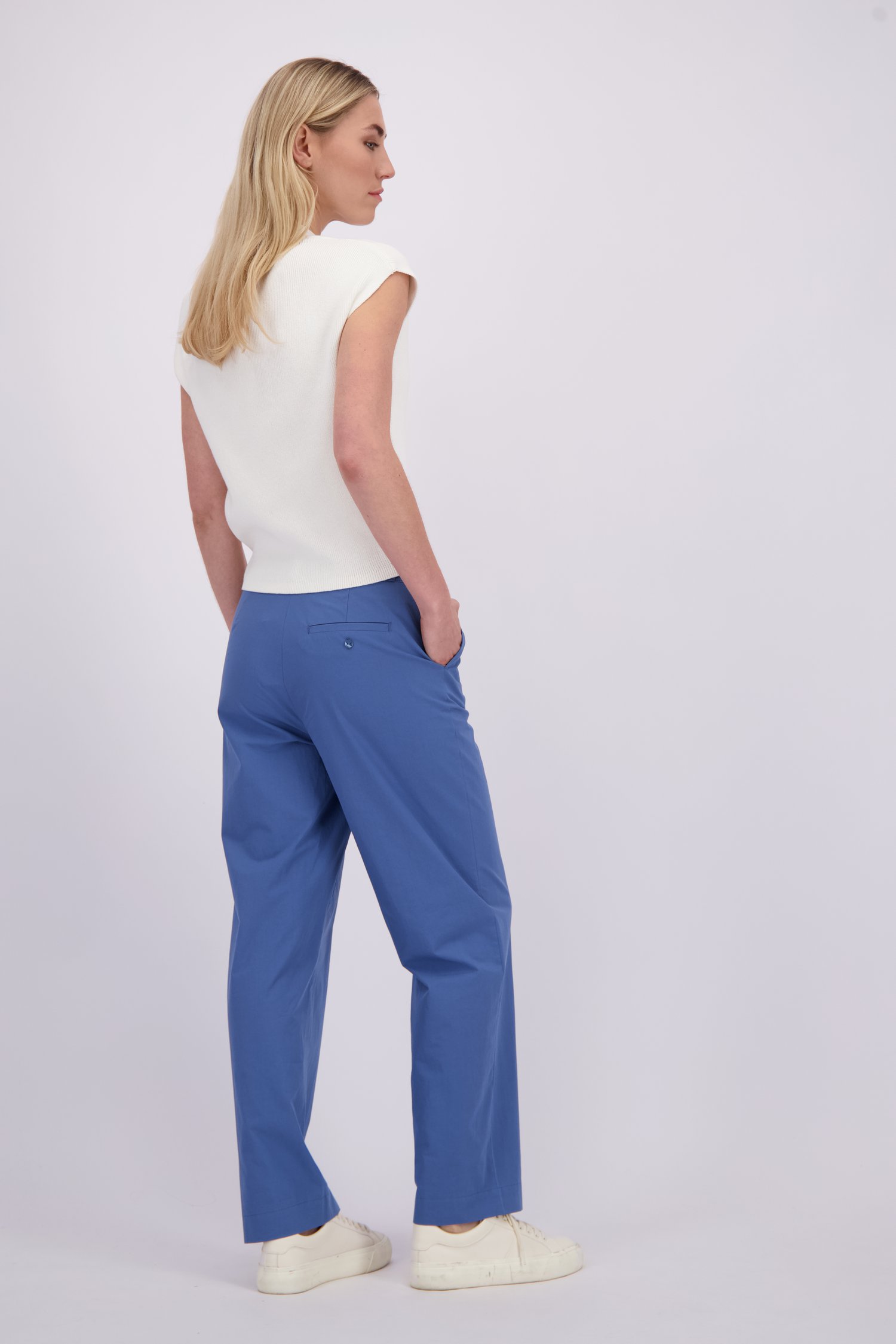 Le dos de Pantalon bleu de Liberty Island pour Femmes