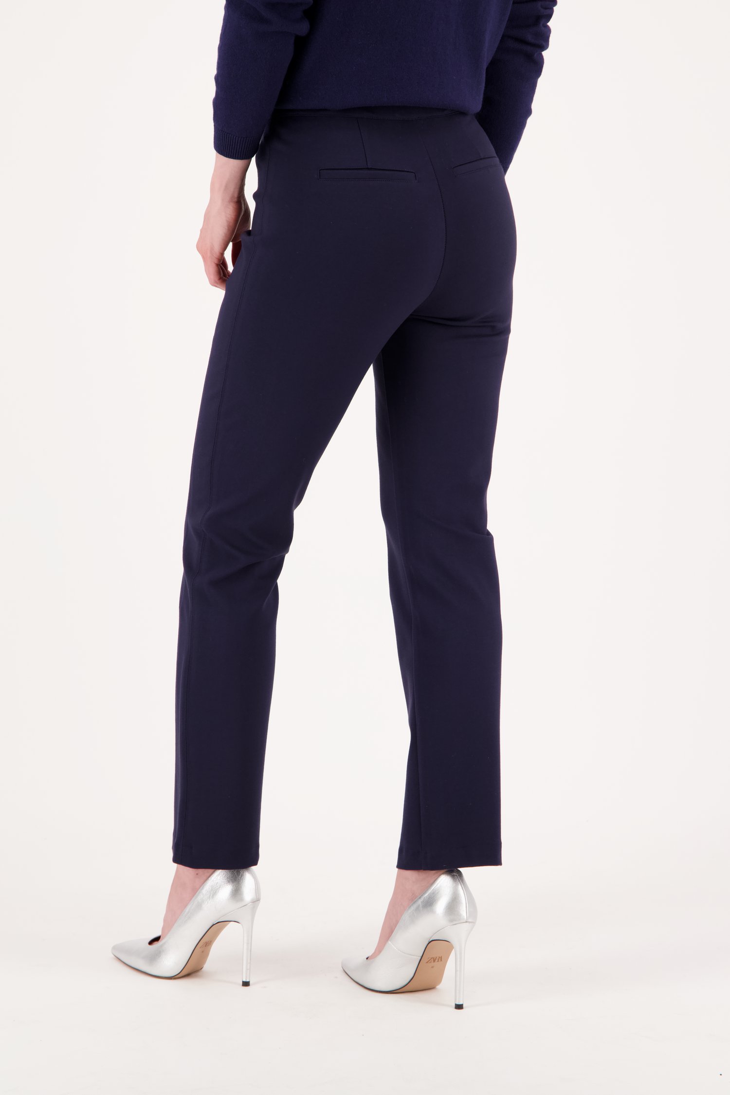 Pantalon bleu - straight fit de D'Auvry pour Femmes