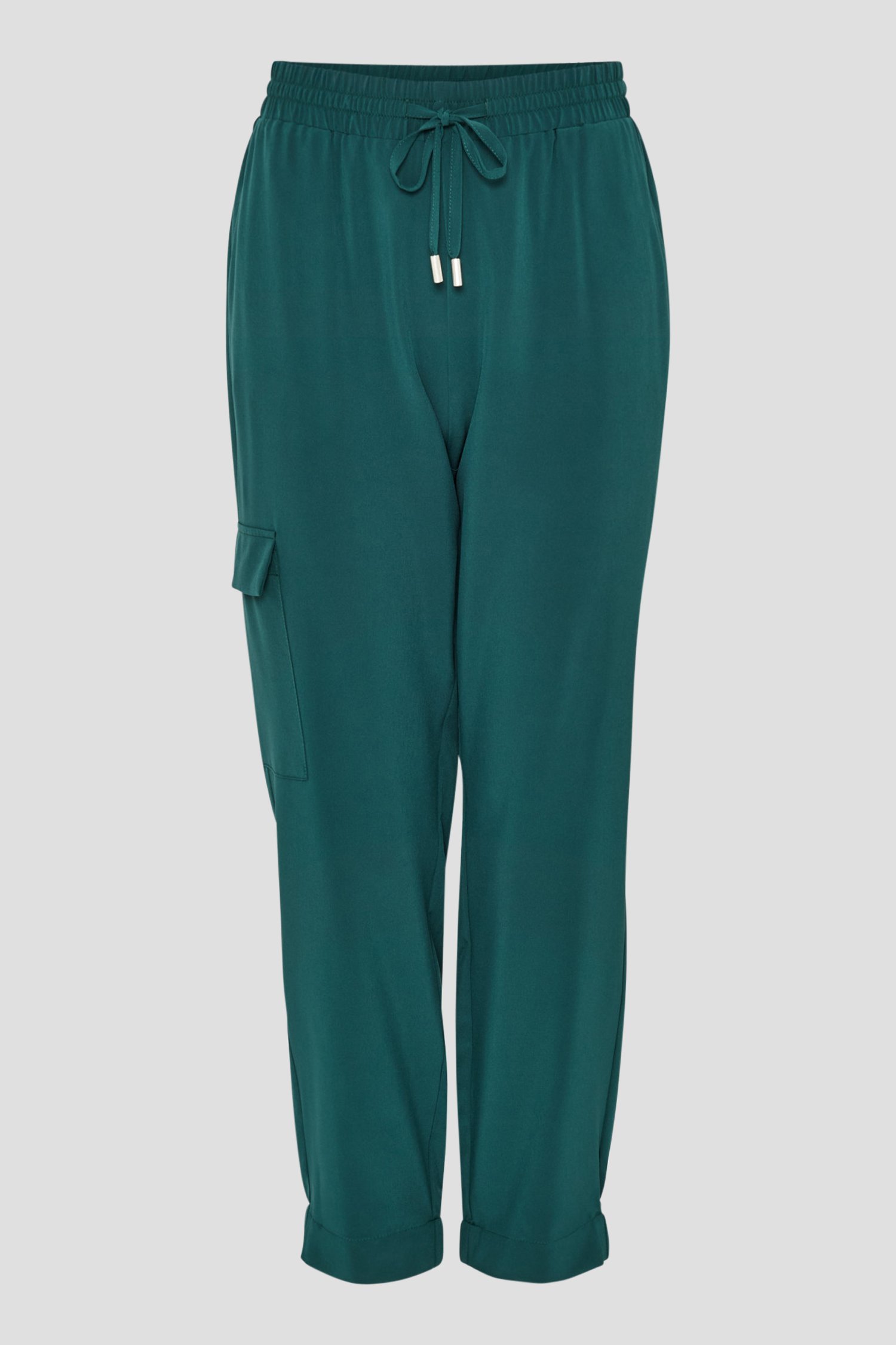 Pantalon cargo bleu vert, aéré de Opus pour Femmes