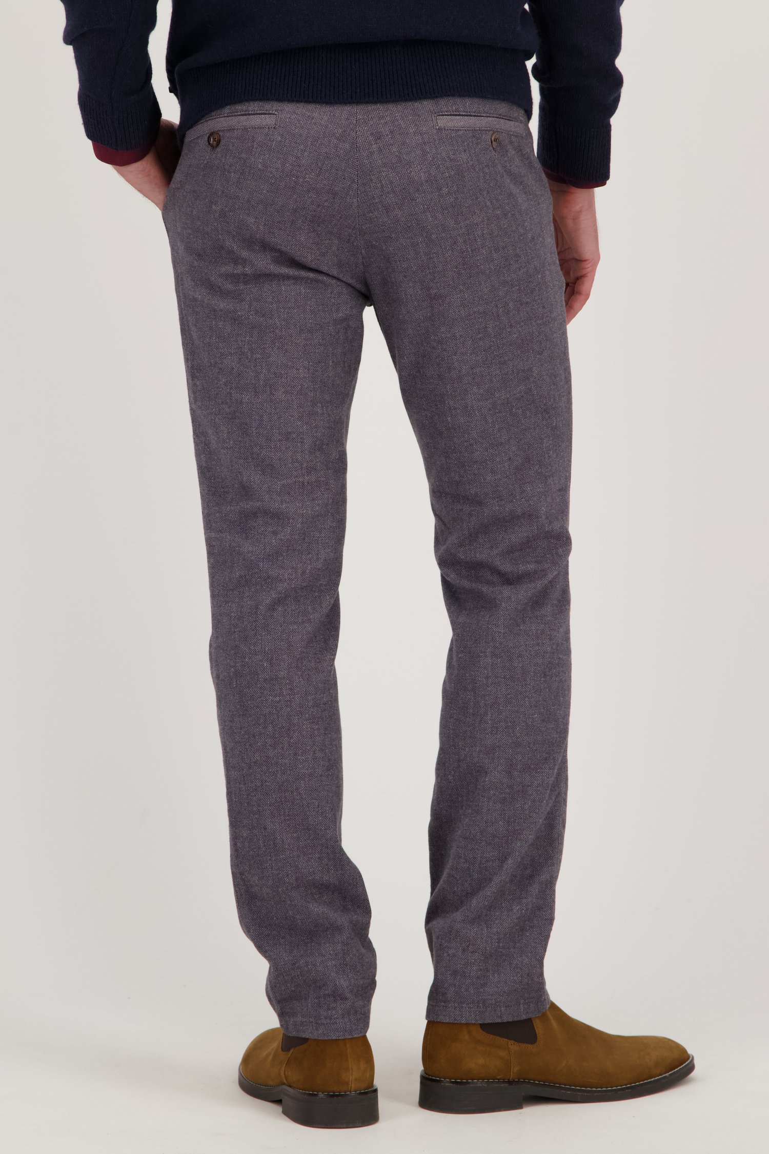 Pantalon chino bleu doux de Upper East pour Hommes
