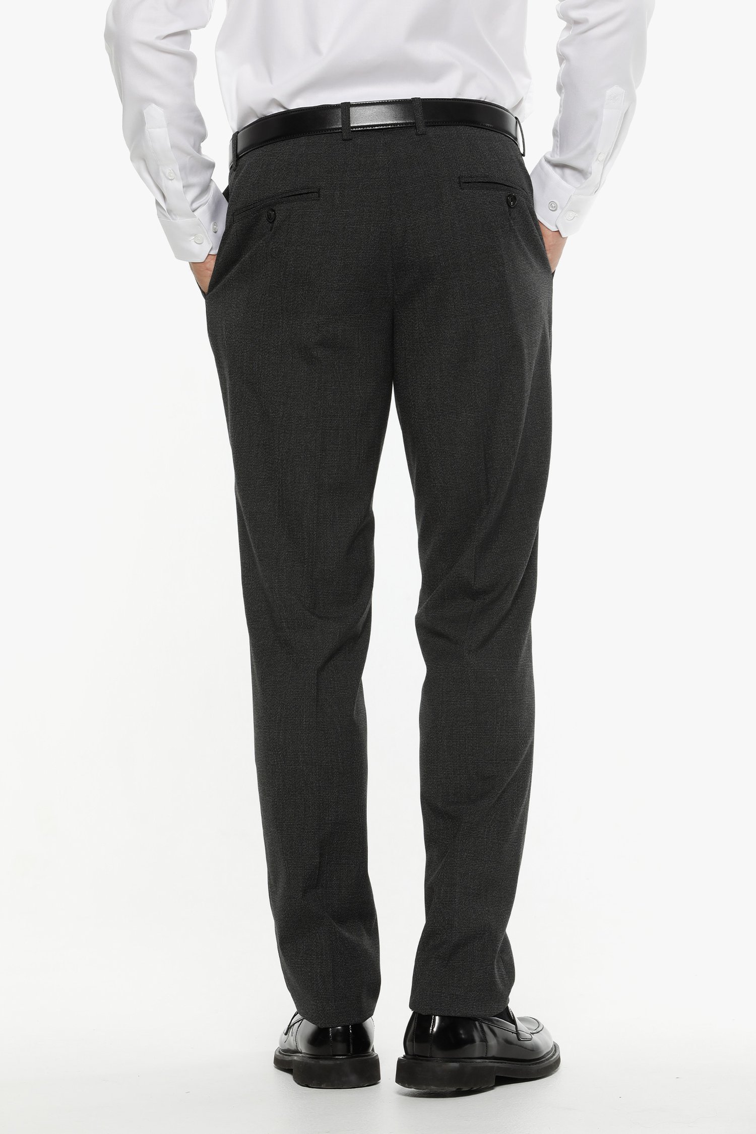 Pantalon de costume anthracite - regular fit de Dansaert Black pour Hommes