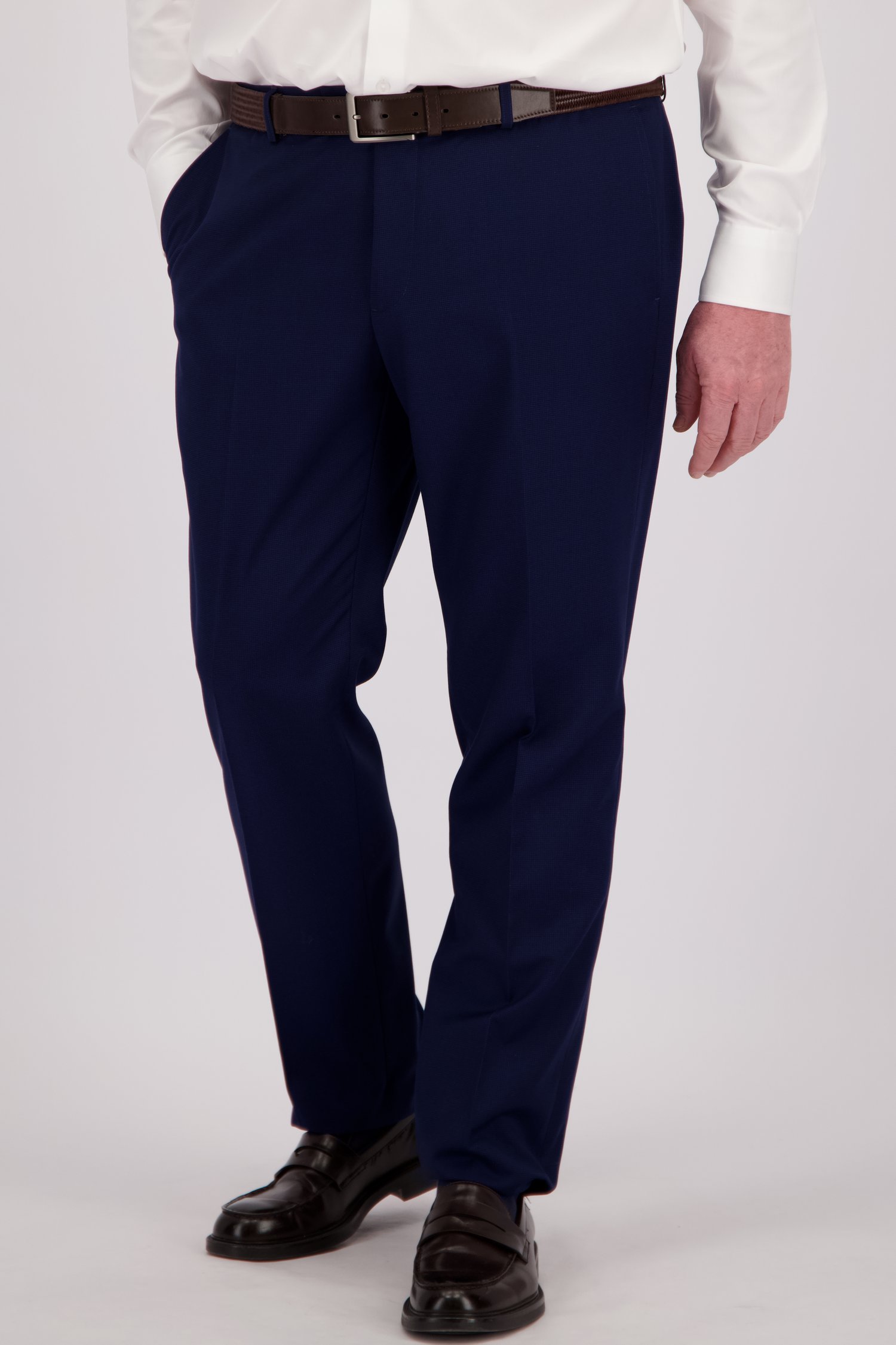 Pantalon de costume bleu à carreaux - Comfort fit	 de Dansaert Black pour Hommes