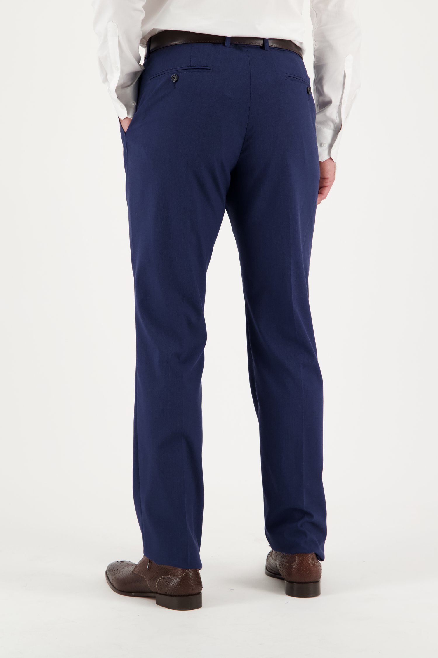 Pantalon de costume bleu - comfort fit de Dansaert Black pour Hommes