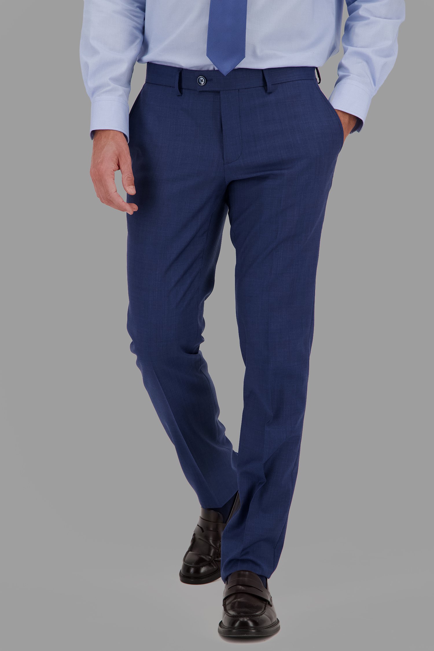 Pantalon de costume bleu - Günther - Slim fit  de Dansaert Black pour Hommes