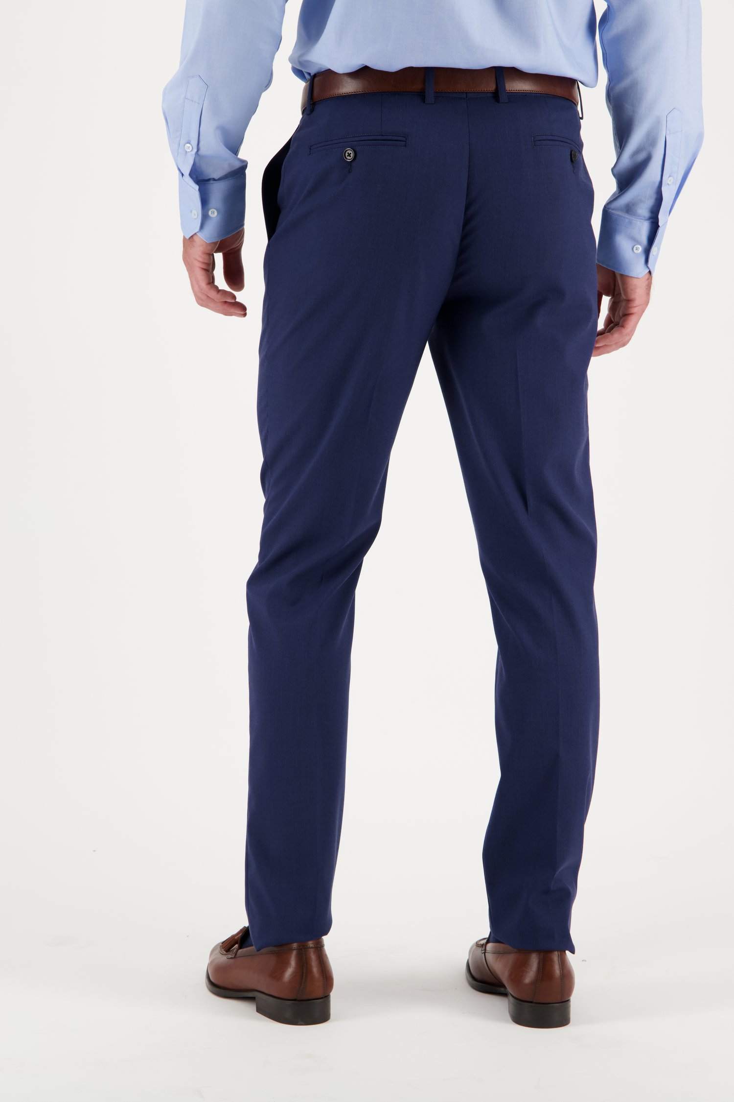 Pantalon de costume bleu - slim fit de Dansaert Black pour Hommes