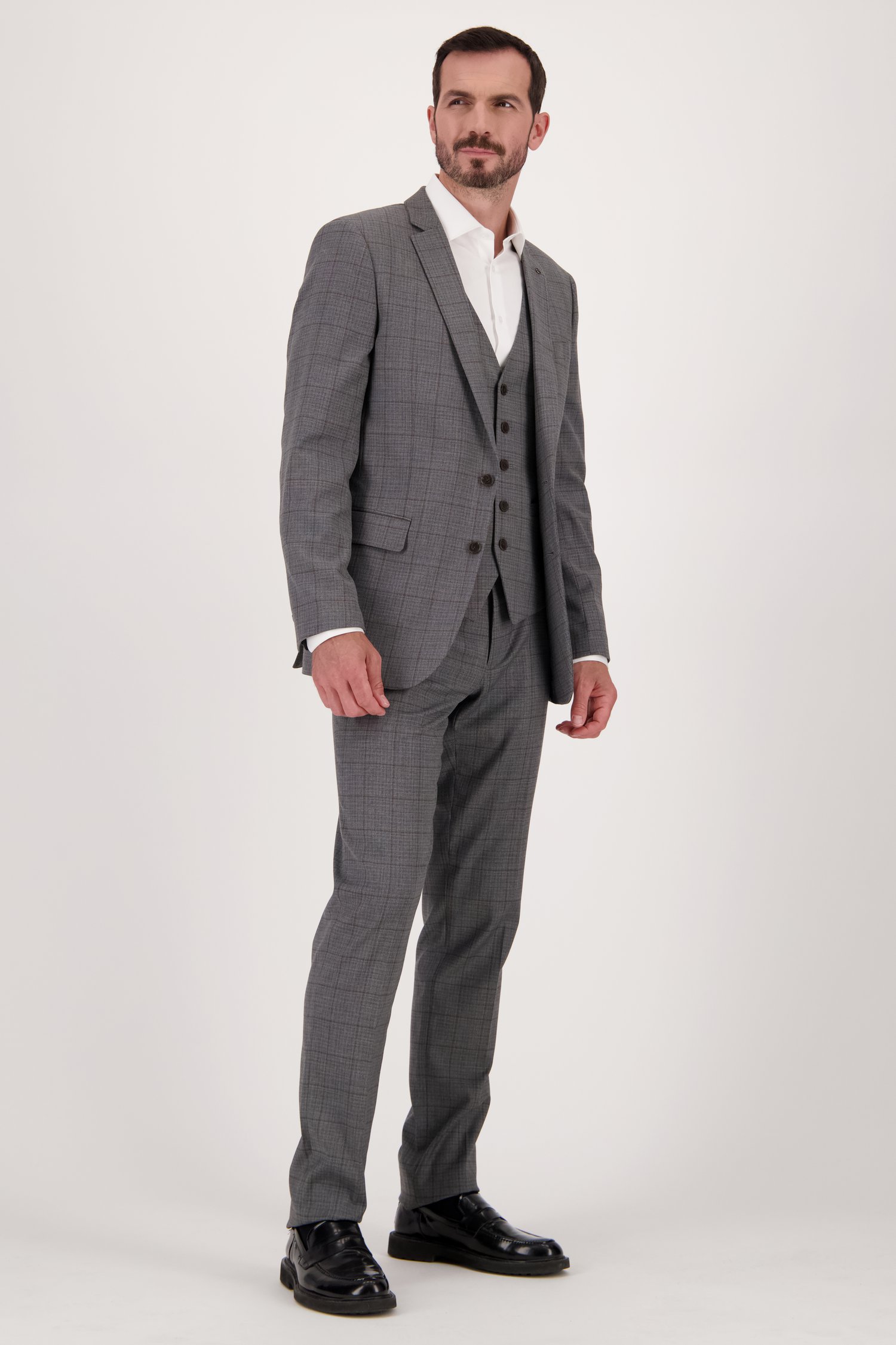 Pantalon de costume gris - Roald - Regular fit de Dansaert Black pour Hommes