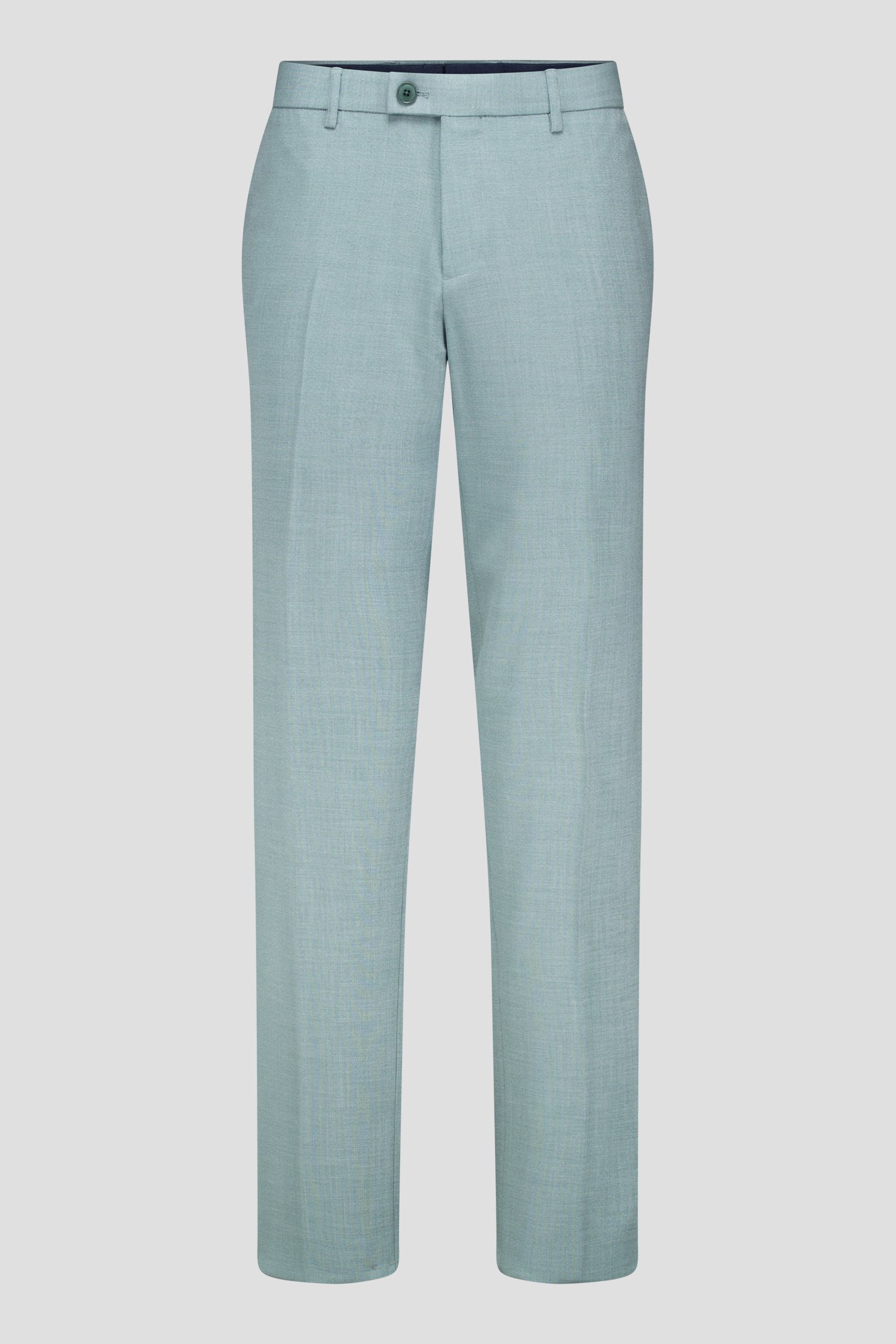 Pantalon de costume vert-gris - comfort fit de Dansaert Black pour Hommes