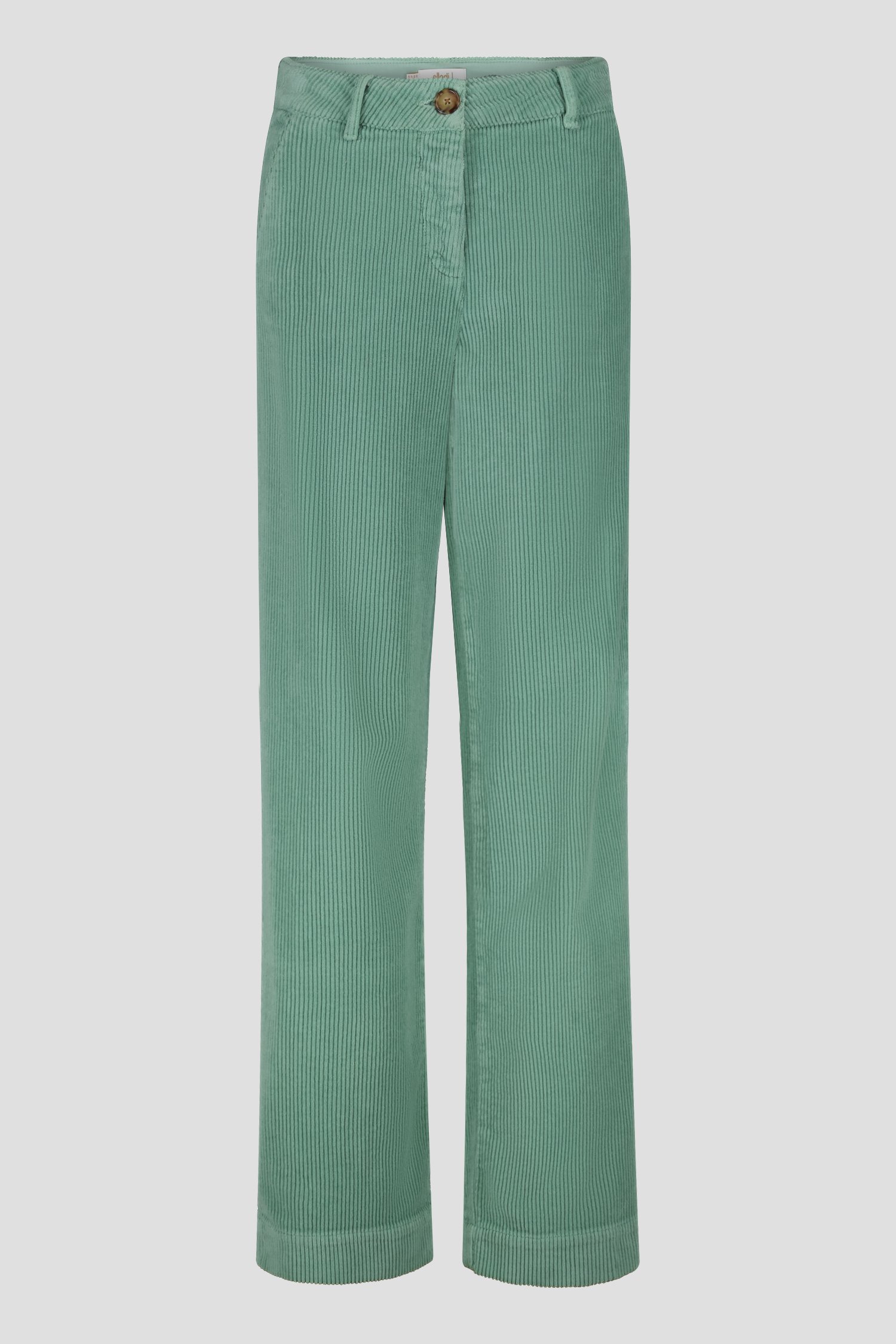 Pantalon en velours côtelé vert menthe	 de Libelle pour Femmes
