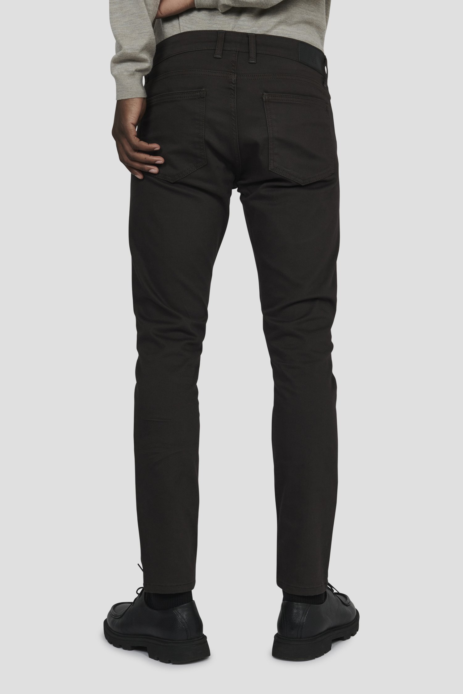 Le dos de Pantalon gris foncé - slim fit  de Matinique pour Hommes