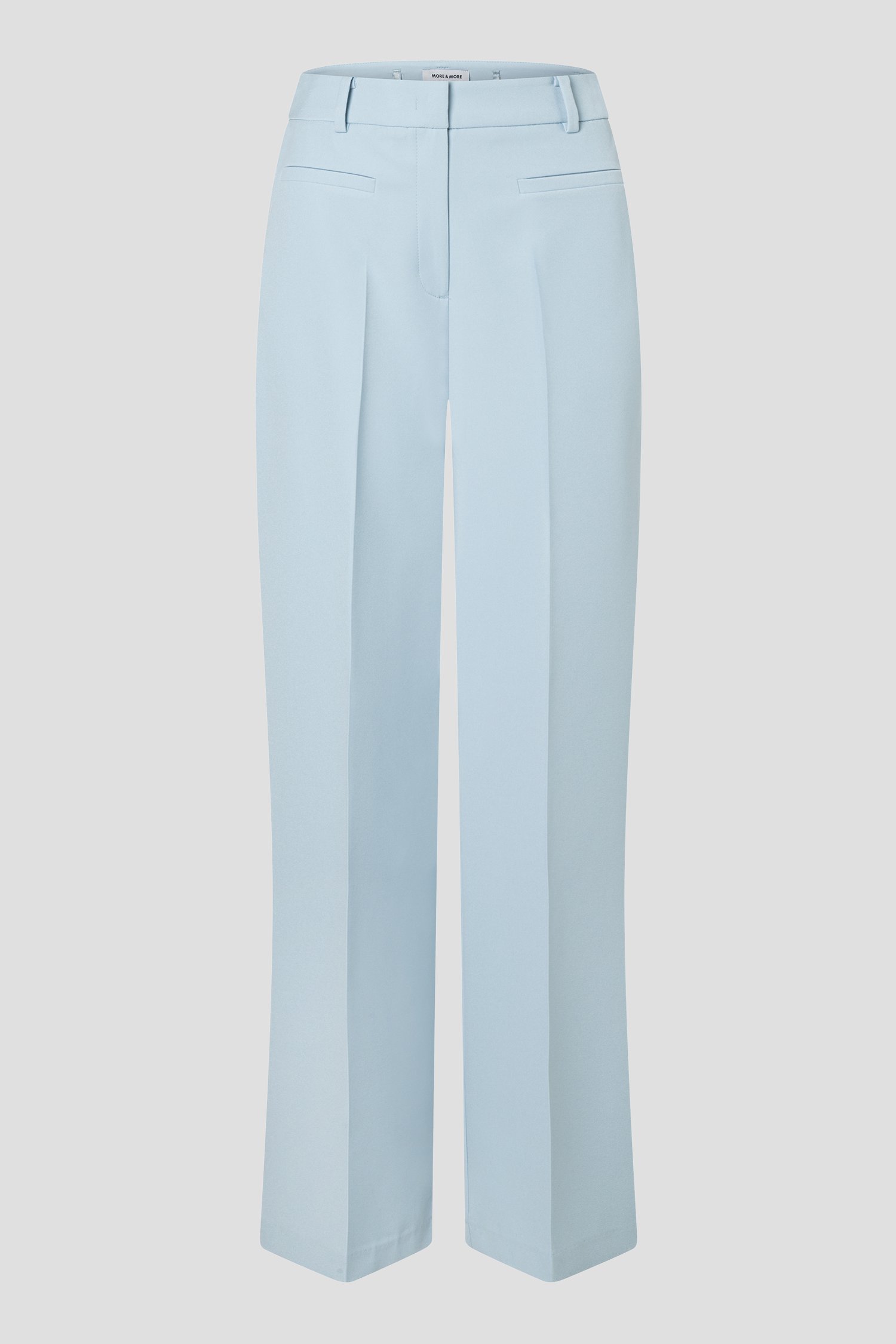 Photo produit 1 de Pantalon habillé bleu ciel  de More & More pour Femmes