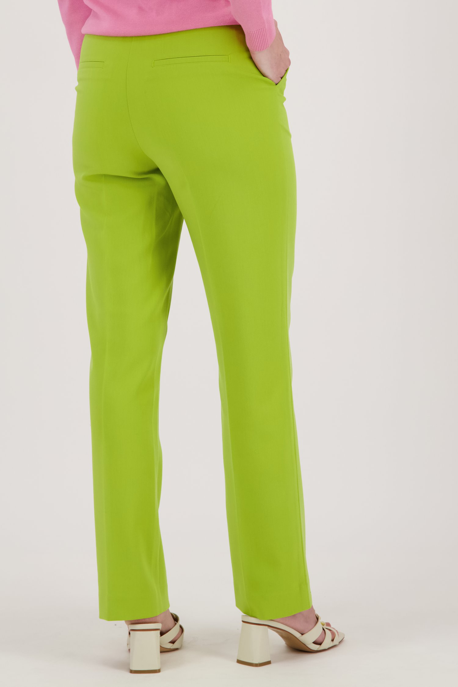 Pantalon habillé vert clair	 de Claude Arielle pour Femmes