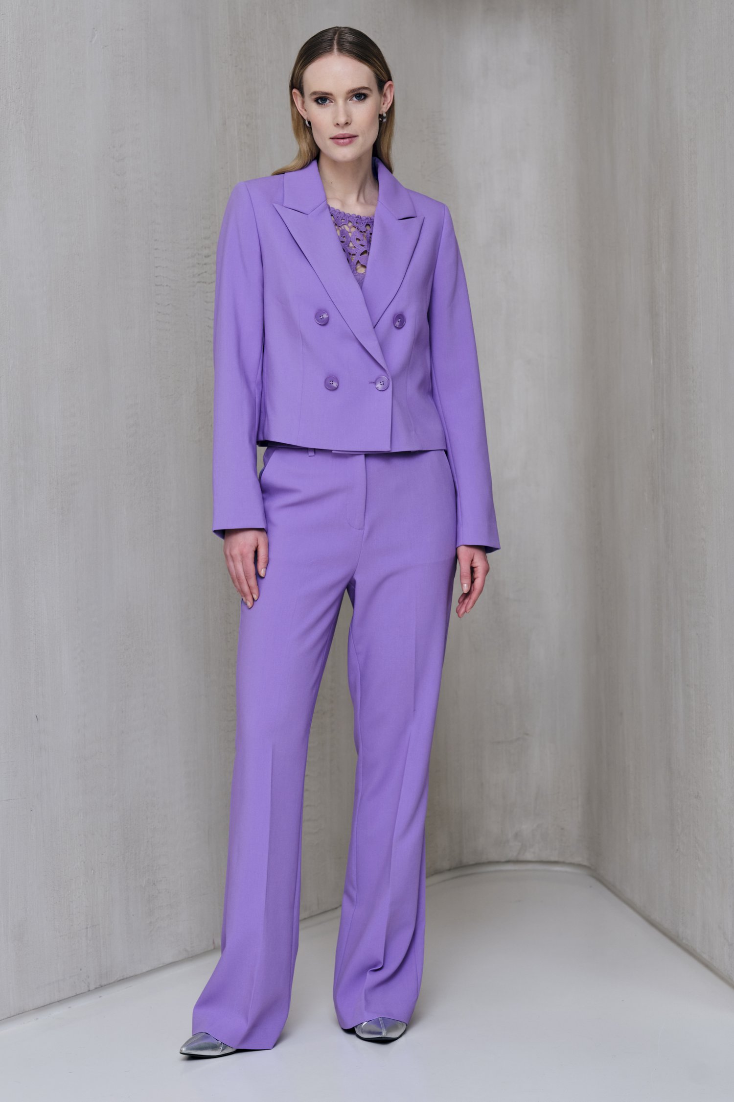 Pantalon habillé violet
 de D'Auvry pour Femmes