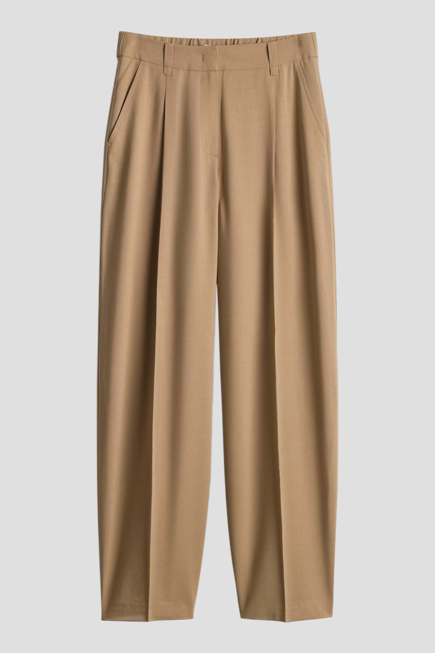 Photo produit 1 de Pantalon large brun à taille élastique de Opus pants pour Femmes
