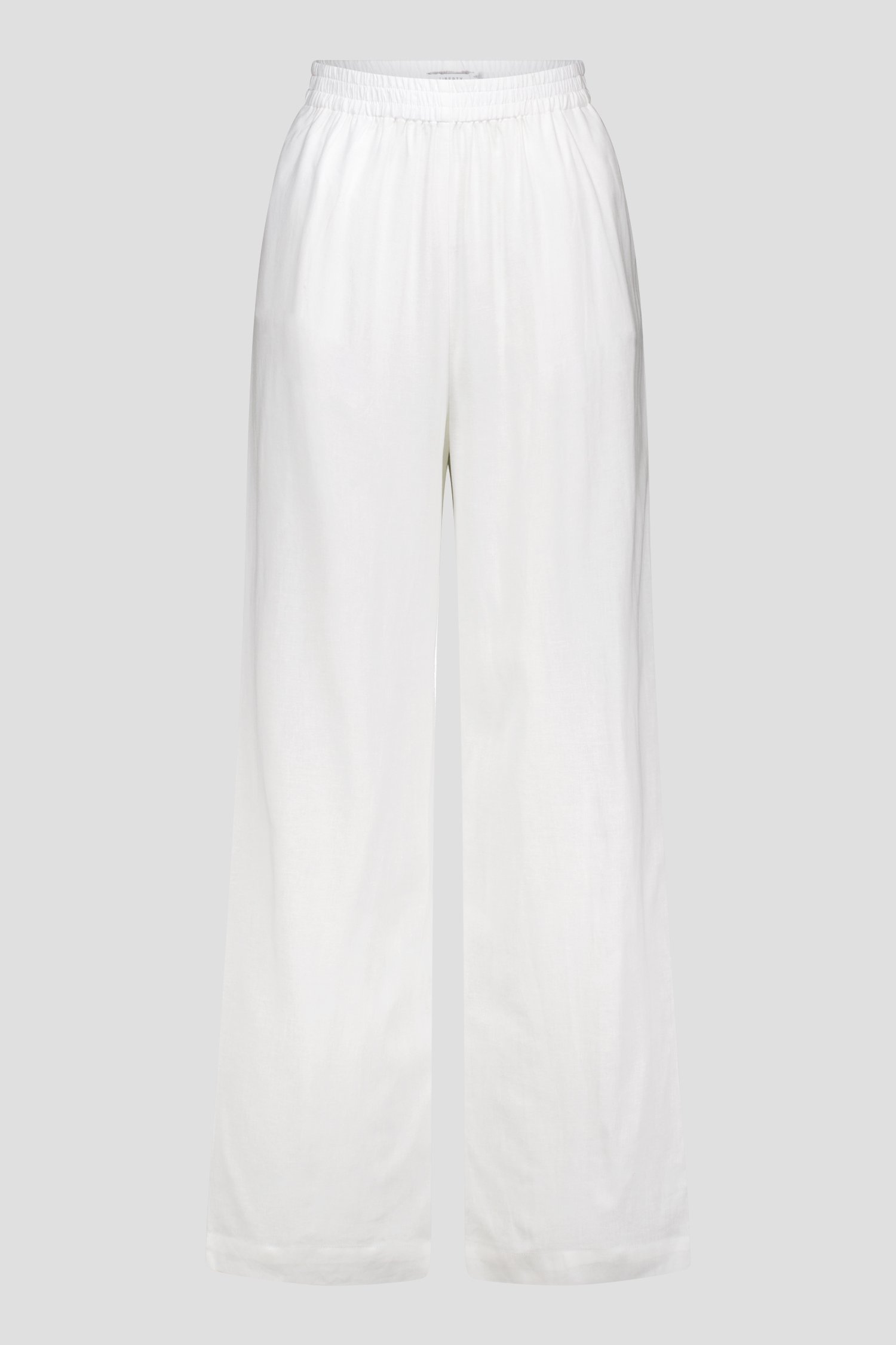 Pantalon large en lin blanc  de Liberty Island pour Femmes