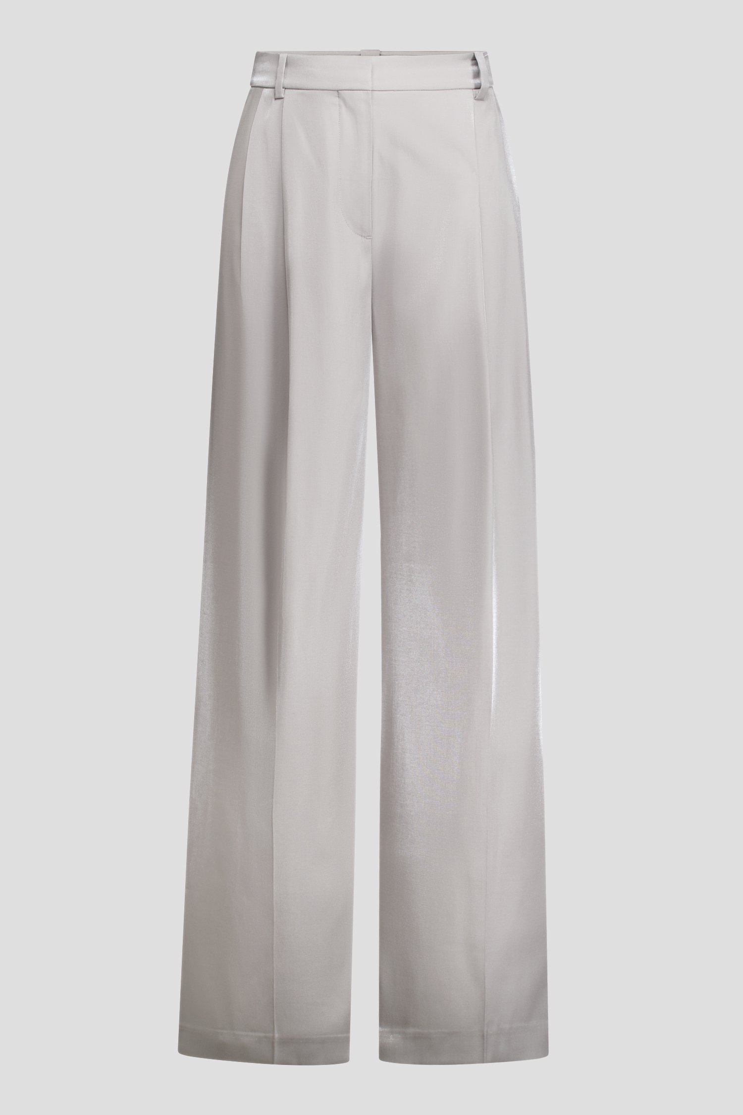 Photo produit 1 de Pantalon large gris argenté de D'Auvry Studio pour Femmes