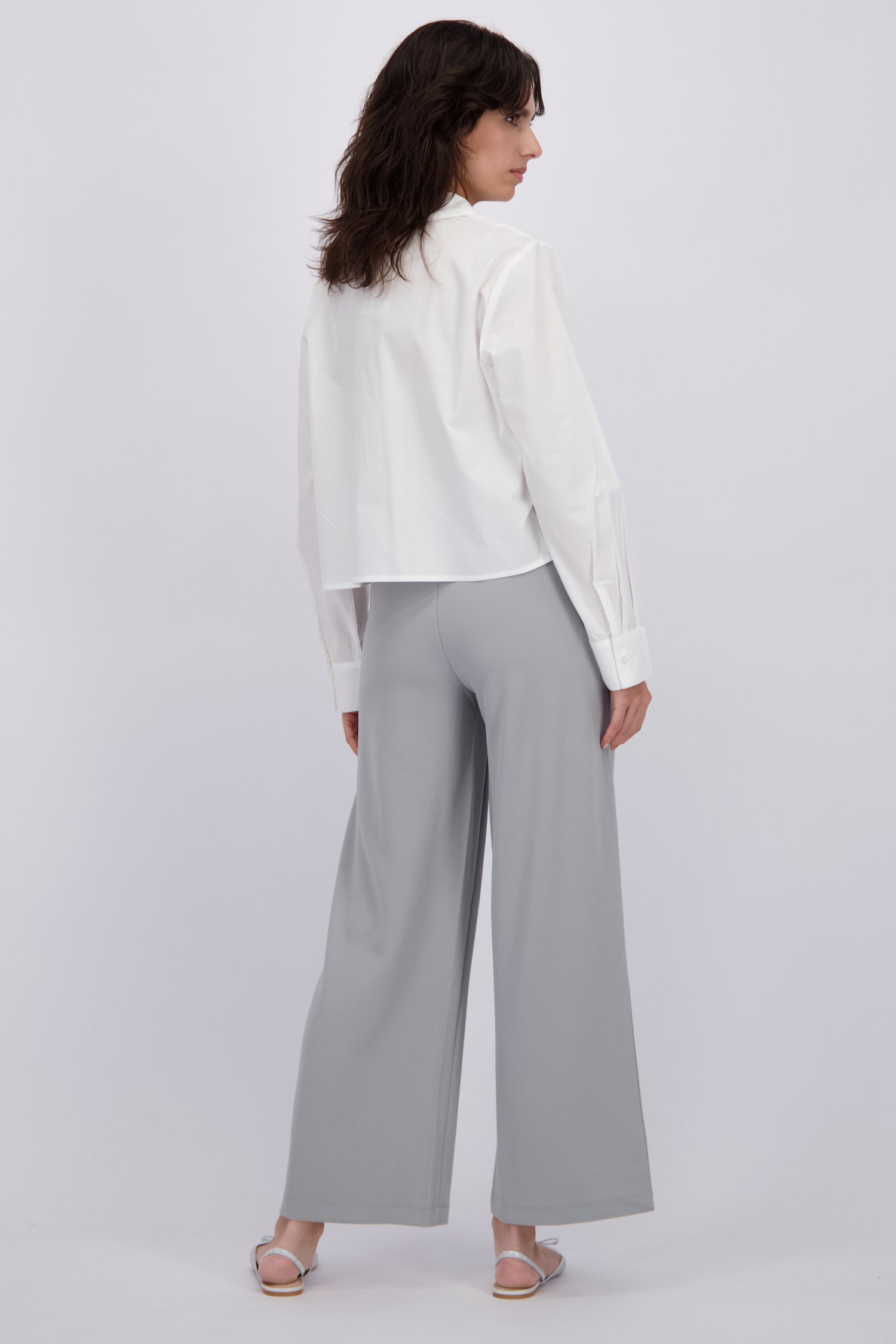 Photo supplémentaire 2 de Pantalon large gris de JDY pour Femmes