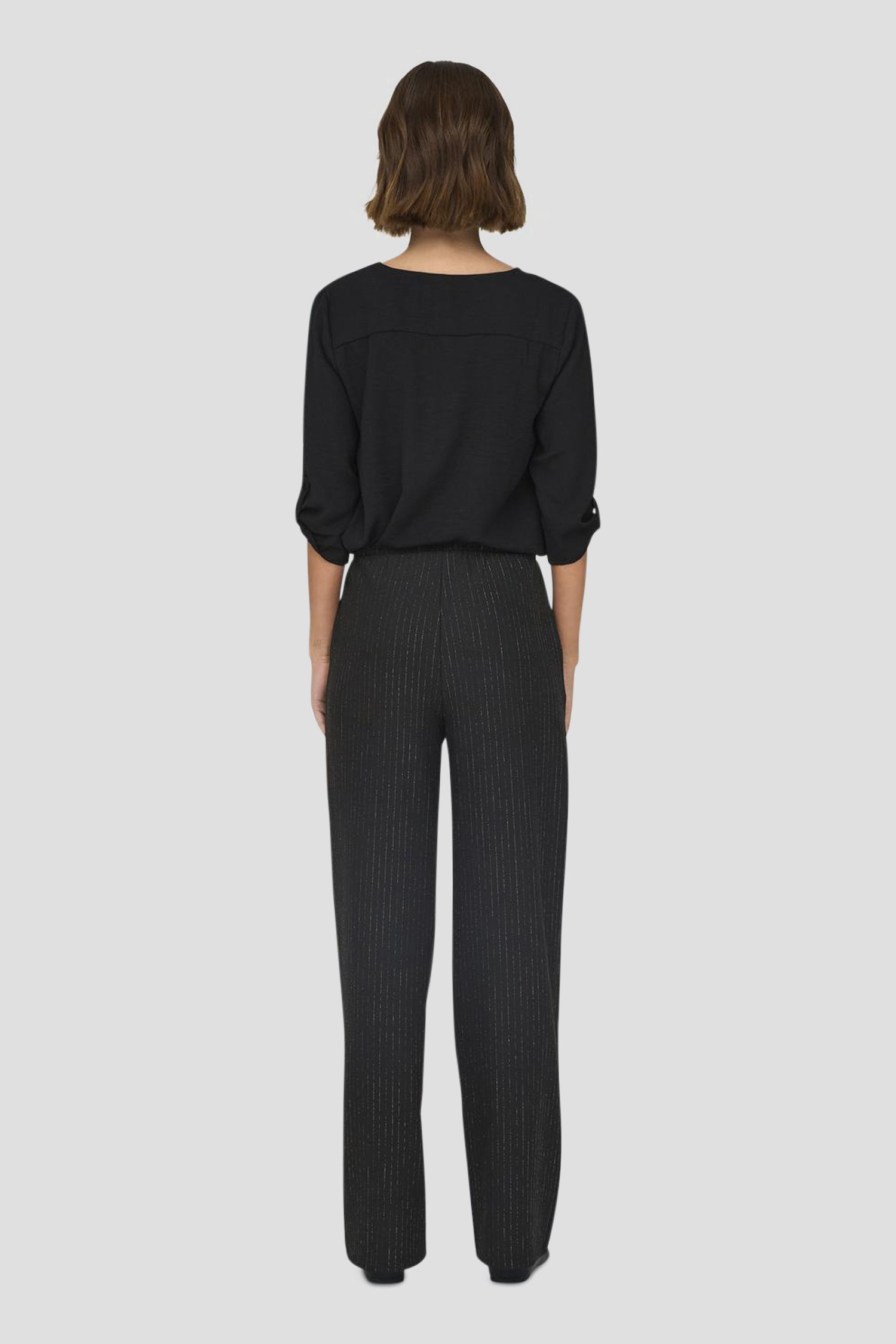Pantalon large noir avec paillettes de JDY pour Femmes
