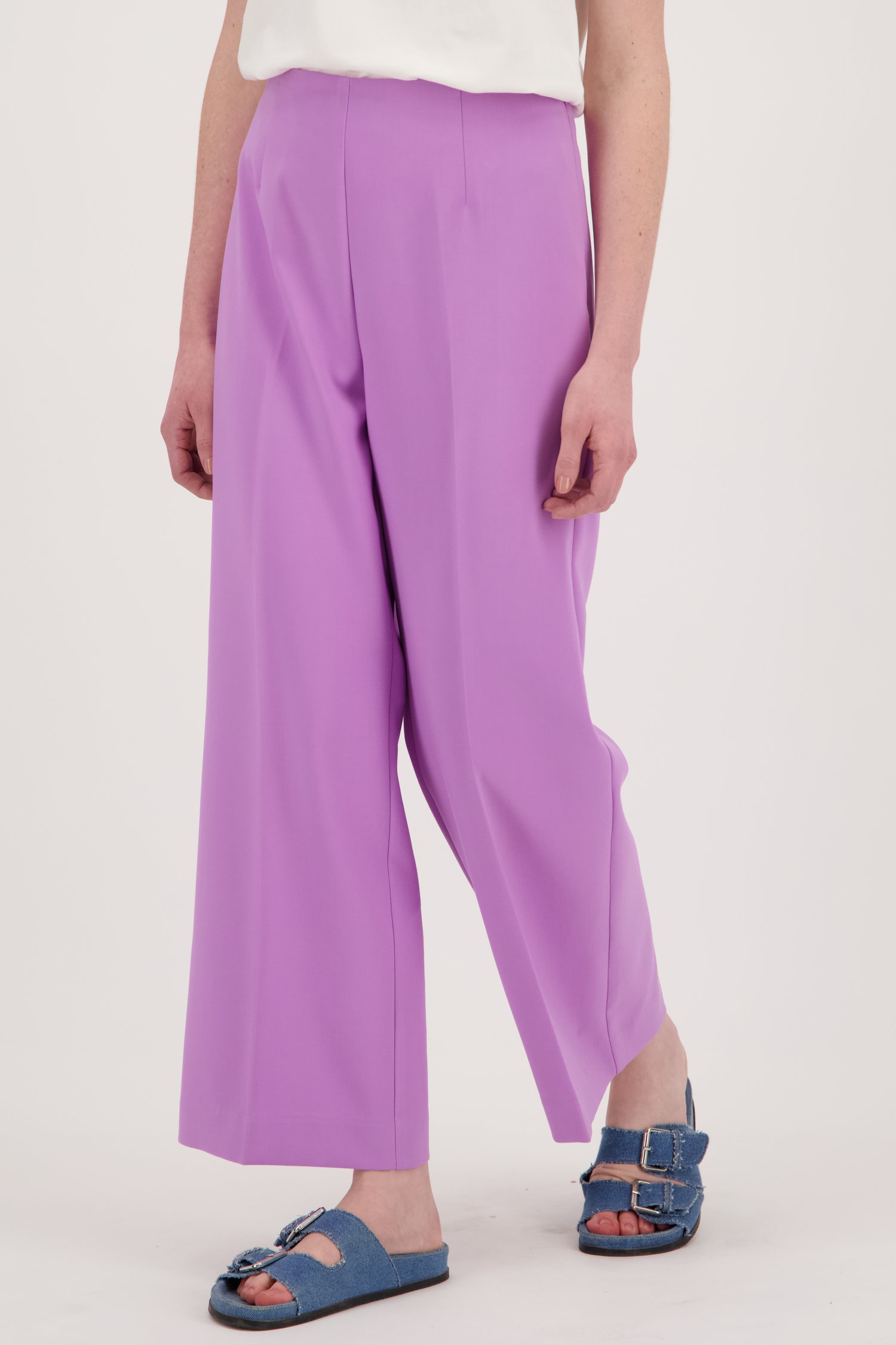 Pantalon large violet - longueur 7/8 de Libelle pour Femmes