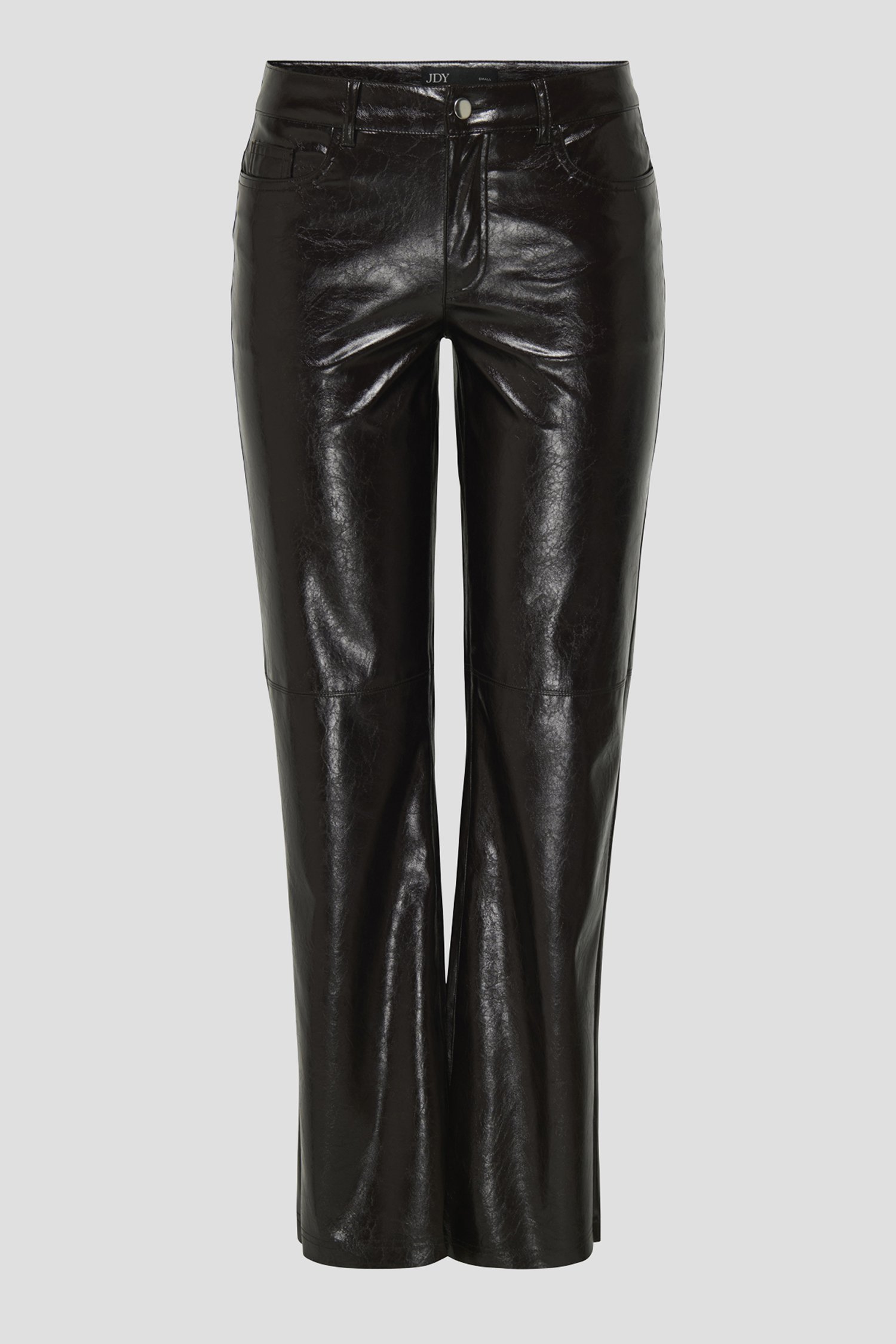 Photo produit 1 de Pantalon marron aspect cuir de JDY pour Femmes