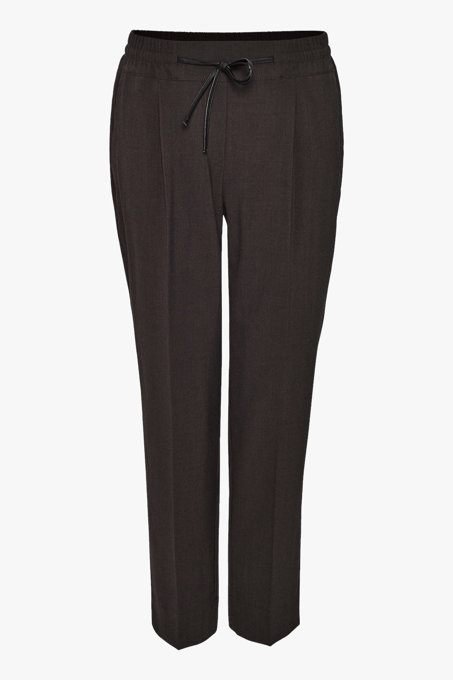 Pantalon noir avec plis - slim fit de Opus pour Femmes