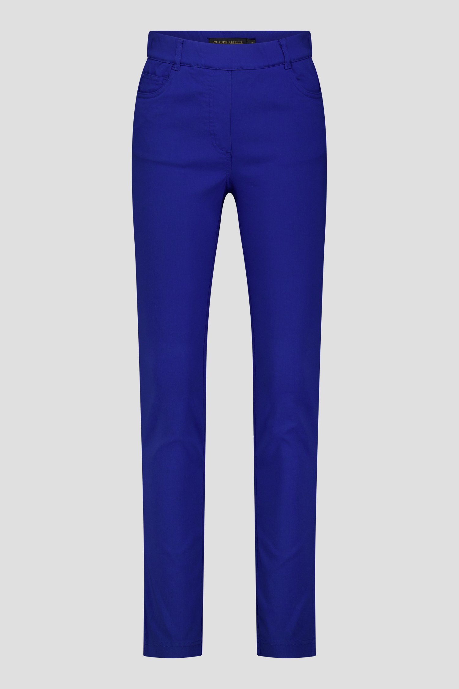 Photo produit 2 de Pantalon stretch bleu roi de Claude Arielle pour Femmes