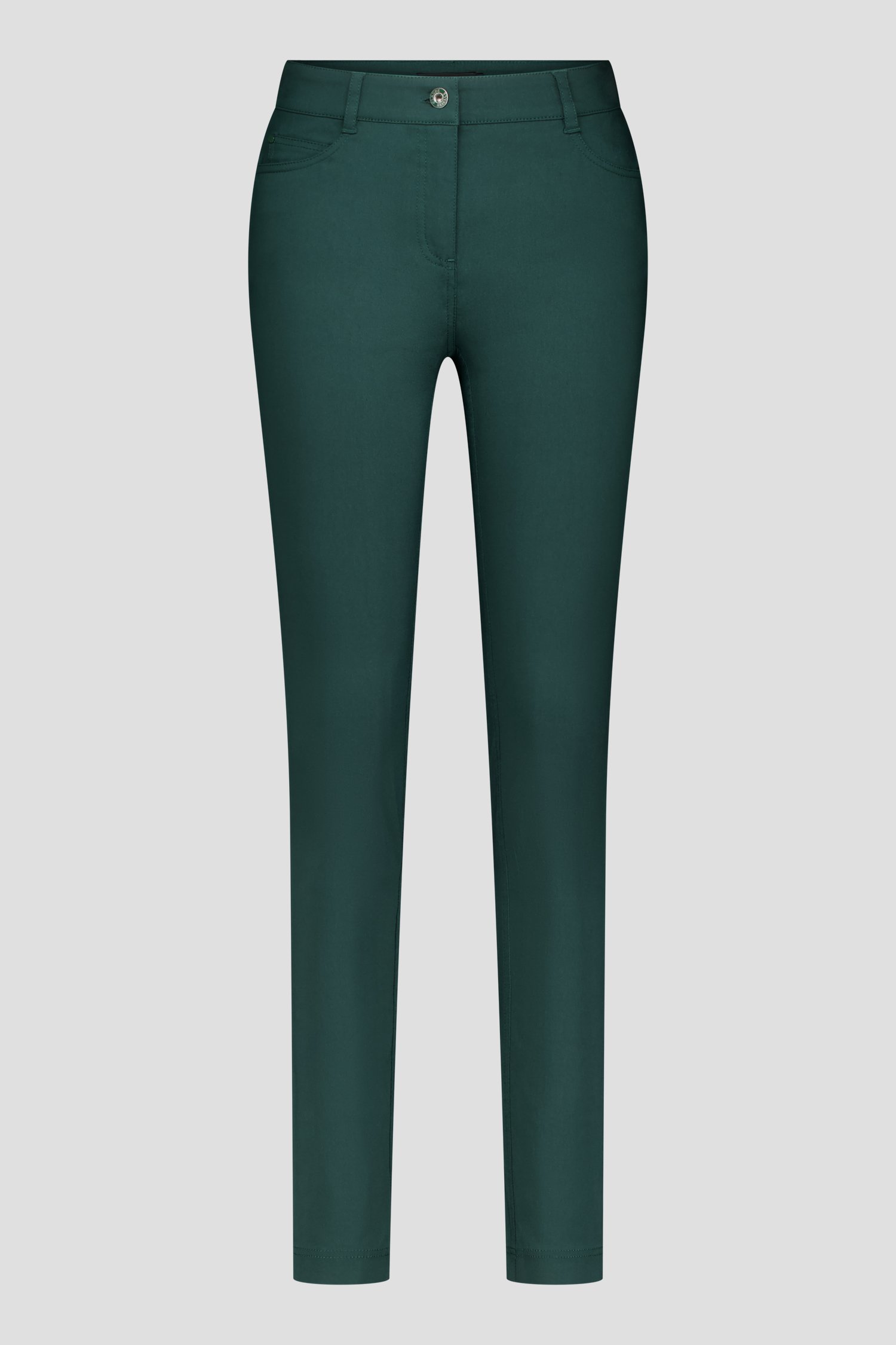 Photo produit 1 de Pantalon stretch vert foncé de Claude Arielle pour Femmes
