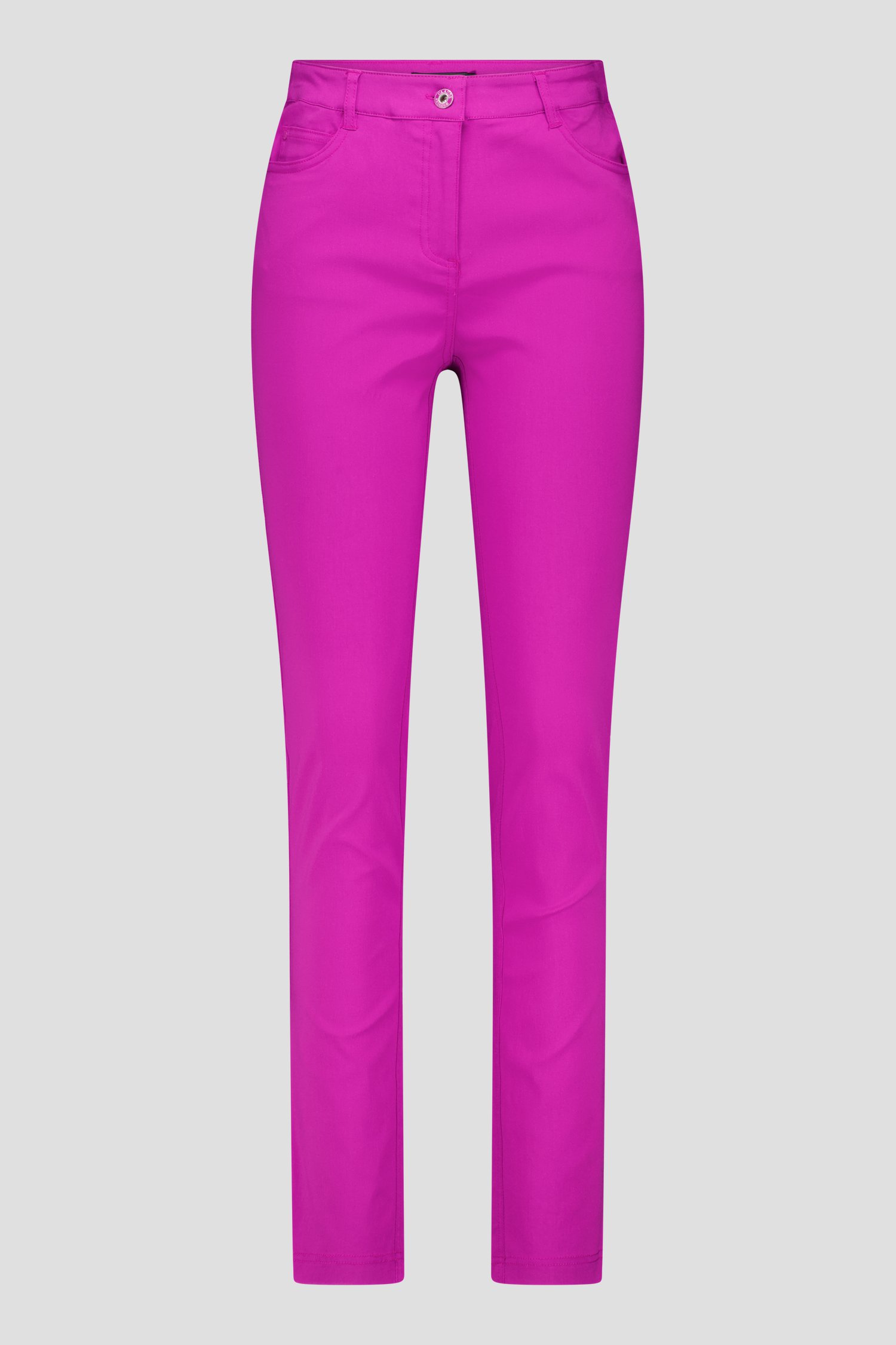 Pantalon stretch violet de Claude Arielle pour Femmes